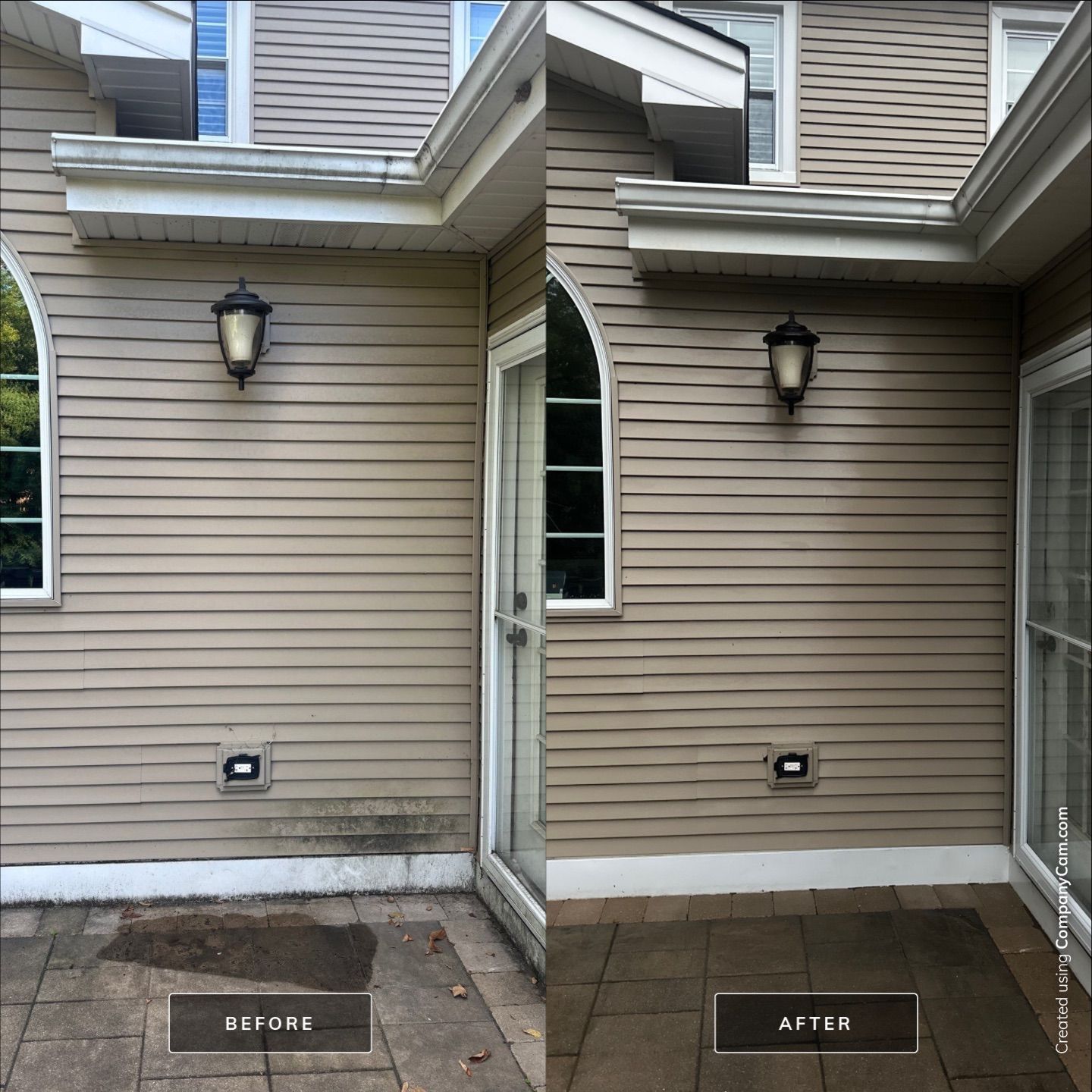 Project in Park Ridge by Simmons Power & Soft Washing
