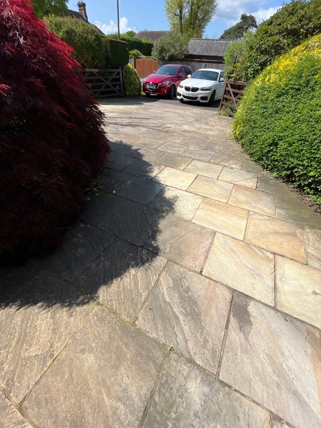 Patio Area Spring Clean using honda 21 ltr/min by Ges Exterior Cleaning ltd
