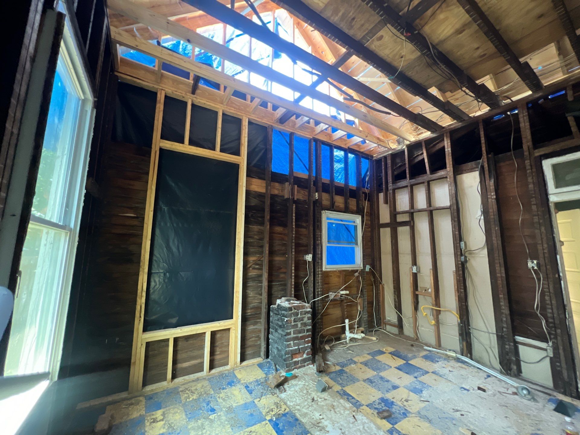 Structural Restoration and Interior Rebuild Following Memphis Storm Damage by Revival Roofing Services