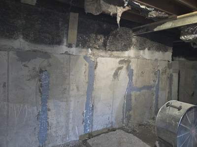 48 Foundation Crack Injections & Allied Shield Water Defense Installation