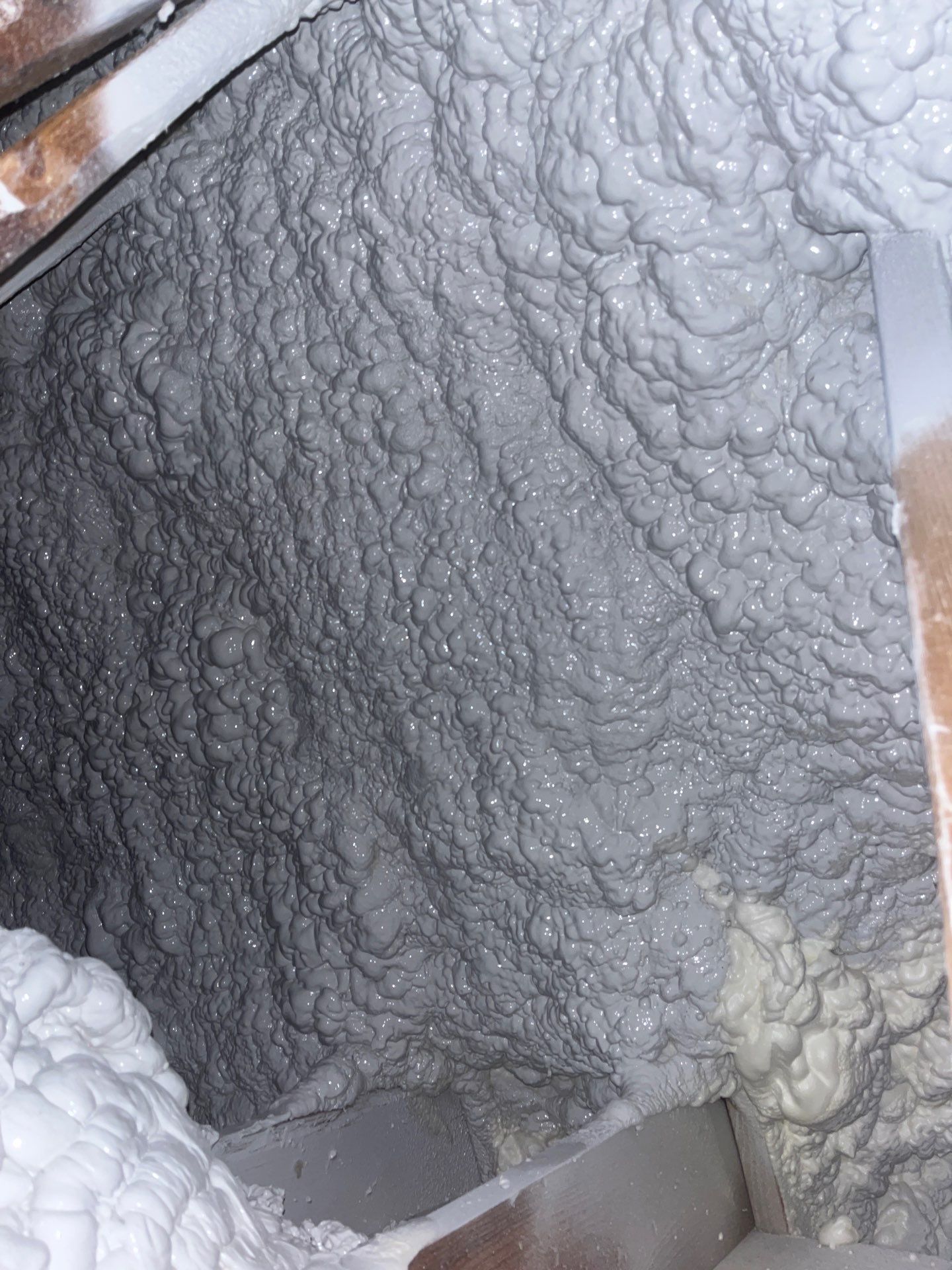 Attic Insulation using open cell spray foam by NYS Foam & Energy
