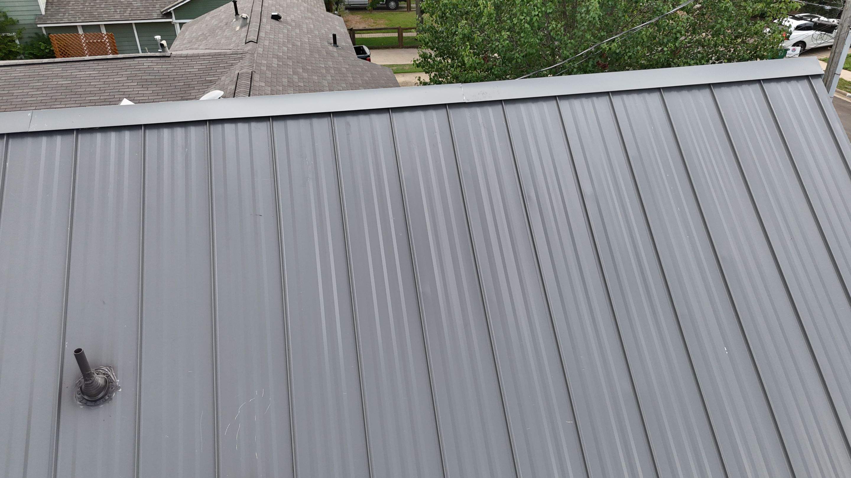 Charcoal Grey - L&A Metals LLC Type FF100, Hidden fastener/Standing Seam by RoofsOnly.com