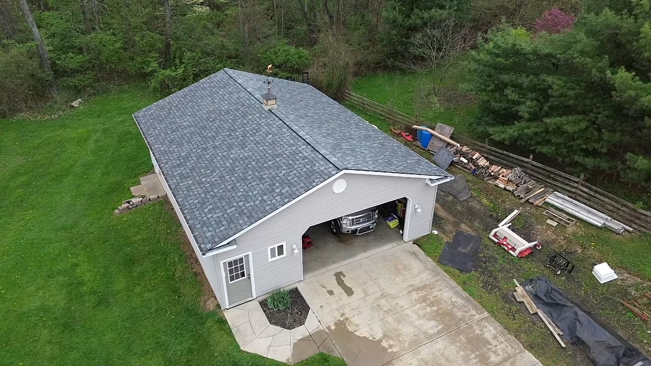 Atlas Pinnacle, Color, Coastal Granite, Drip Edge, Birch White by Eagle Eye Roofing