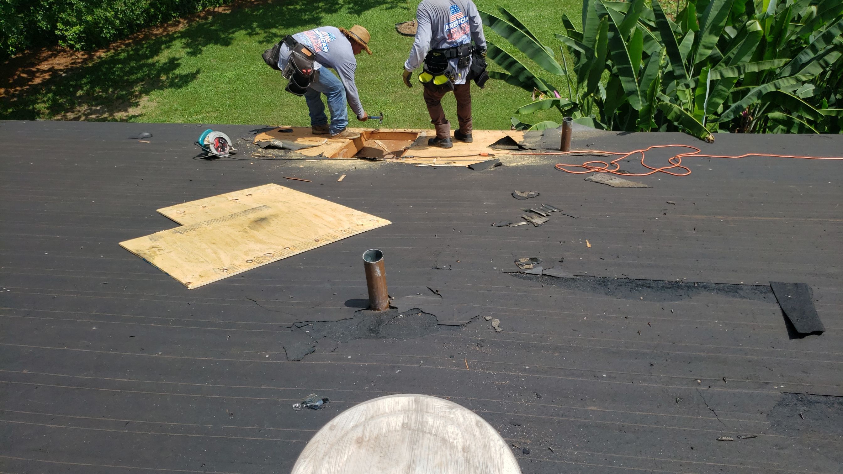 Residential Roofing Installation using Roof Replacement by American Roofing & Construction LLC
