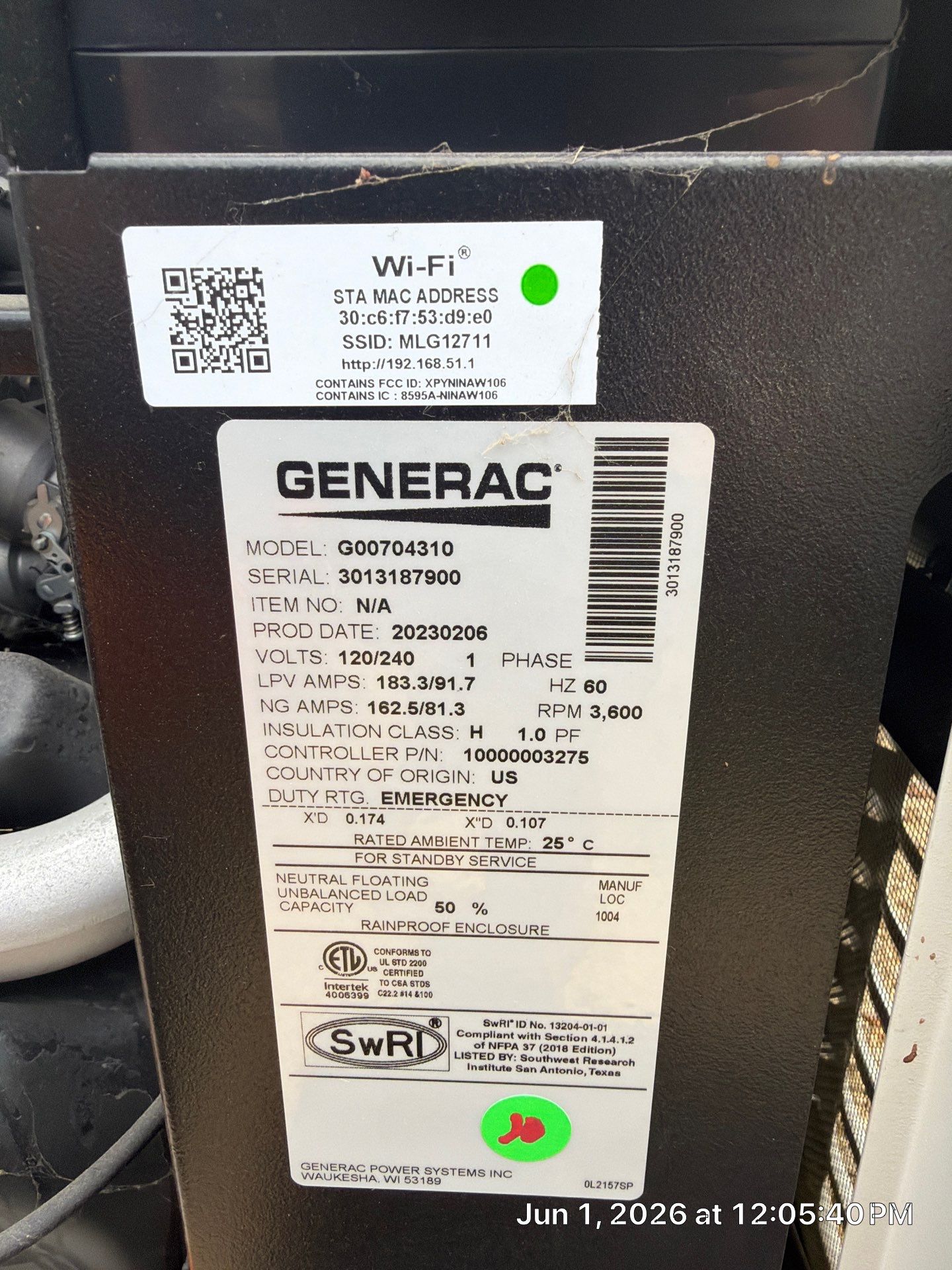 Generac Standby Generator Tune-Up & Battery Replacement – Capron, IL | GSHA Services, LTD by GSHA Services LTD