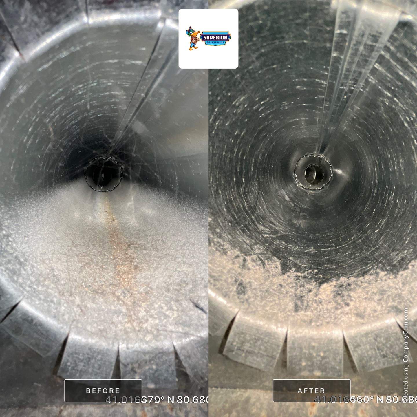 Air Duct Cleaning With a Vacuum Truck in Boardman, OH by Superior Air Duct Cleaning
