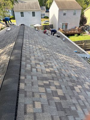 Residential Roofing Installation using Tamko Titan XT- Weathered Wood 