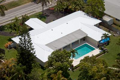 Metal Roof - Galvalume - Regal White