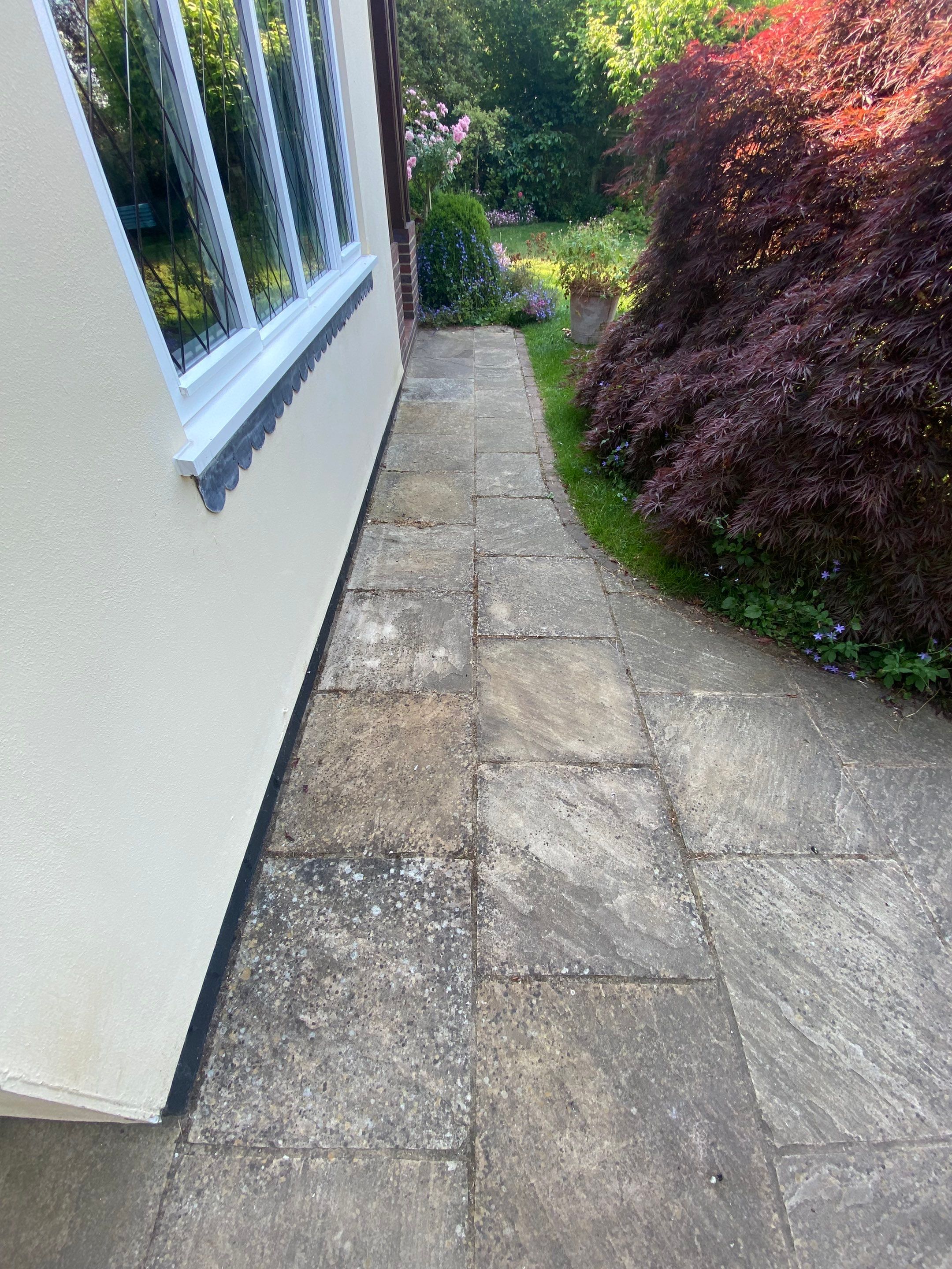 Patio Area Spring Clean using honda 21 ltr/min by Ges Exterior Cleaning ltd