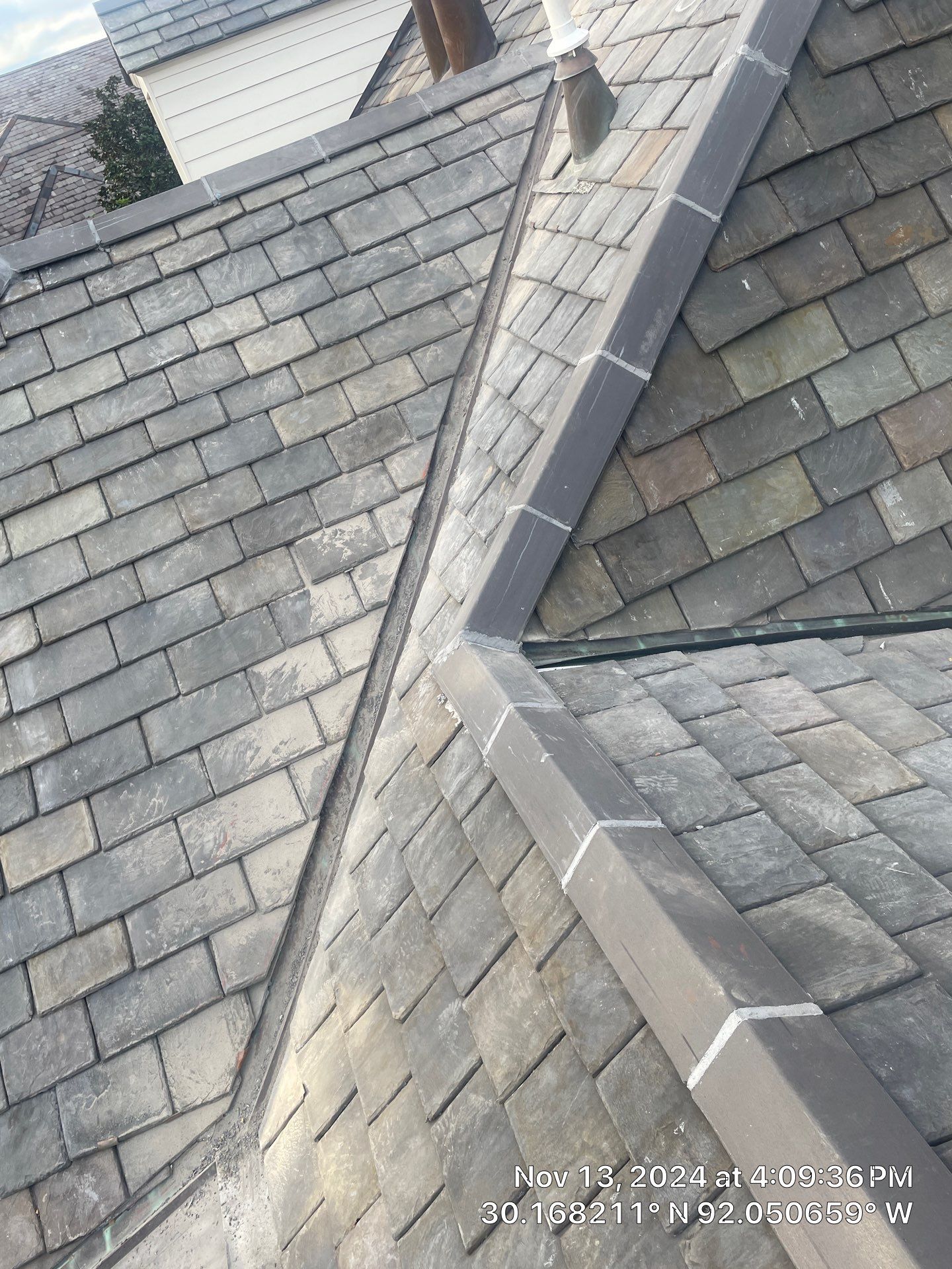 Slate Install on an A Hays Town Home by Ahm Construction LLC