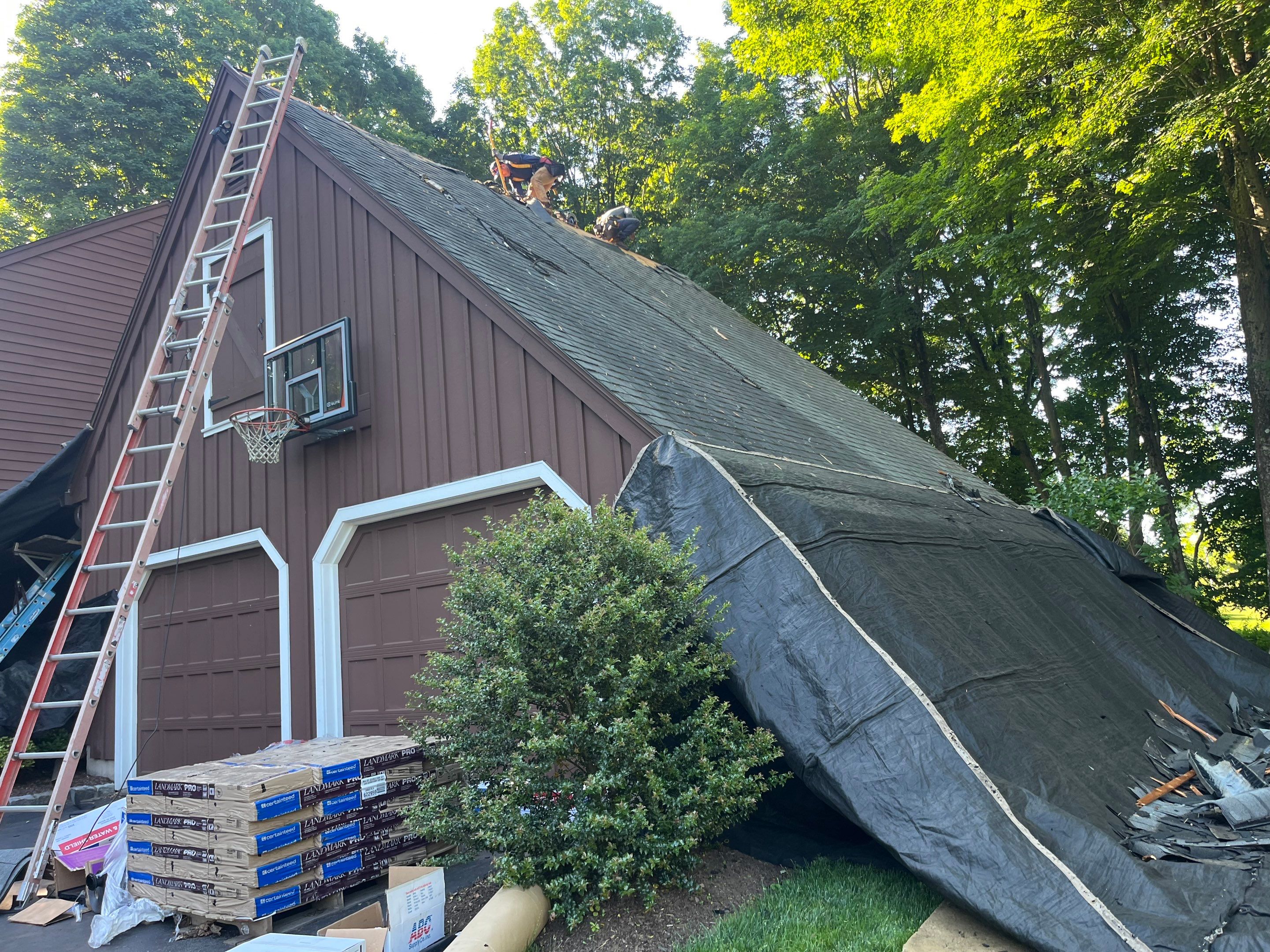 DiGiorgi does a brand new roof in Cheshire, CT by DiGiorgi Roofing and Siding Inc