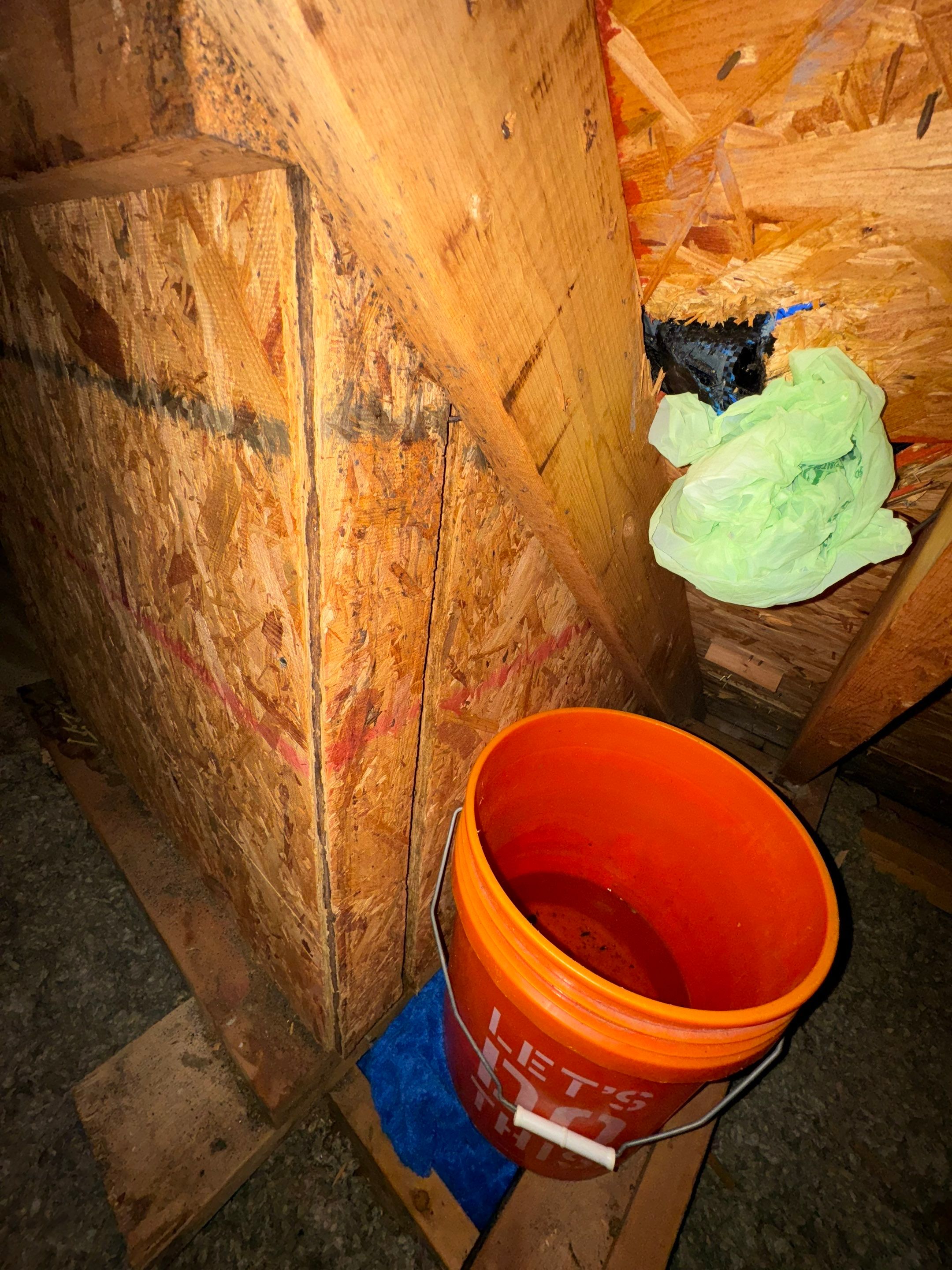 Water Damage Repair due to roof leak by Baxter Professional LLC