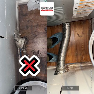 Air duct cleaning using Hypervac