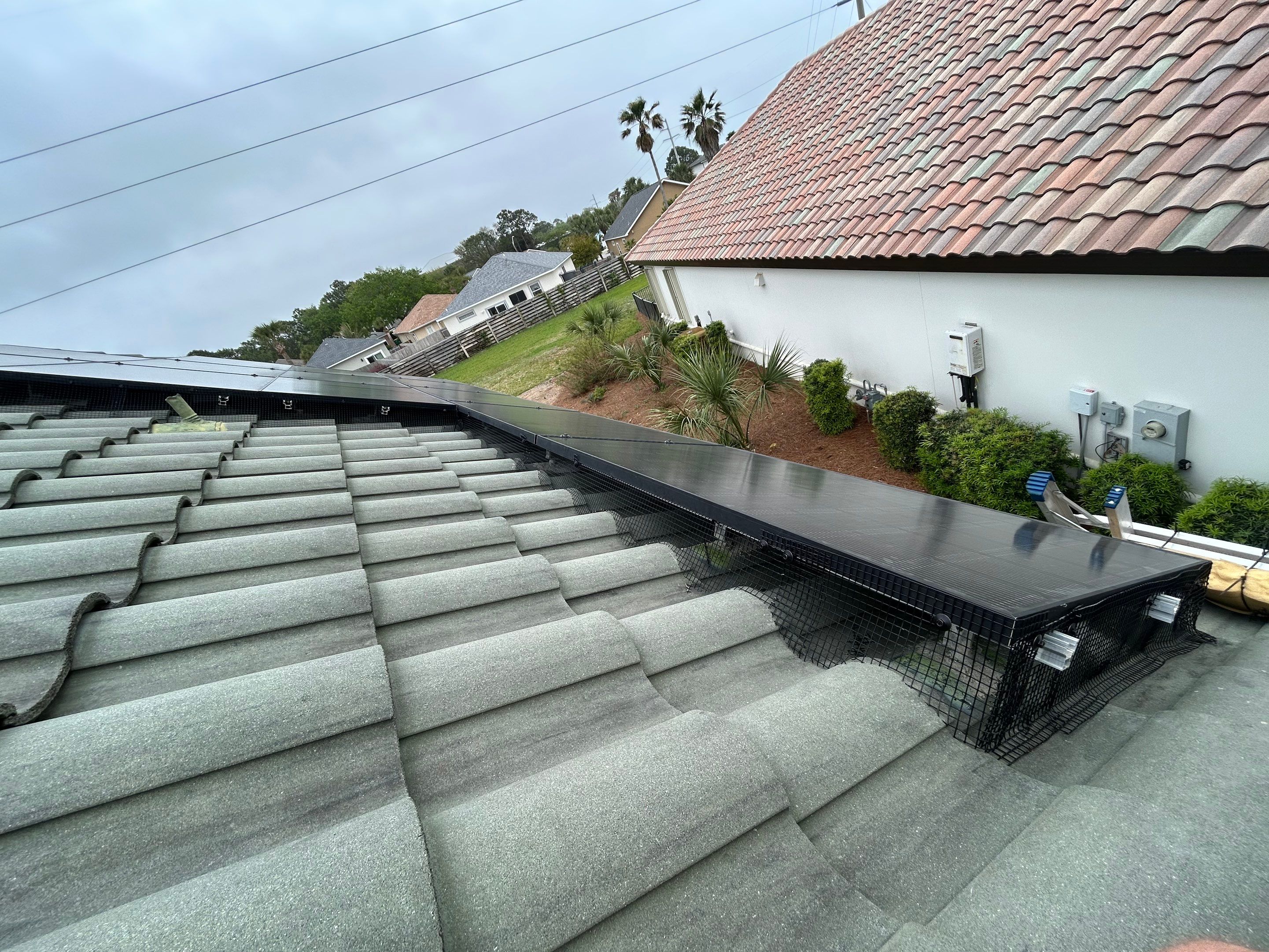 Solar Squirrel Defense System Installation by Gulf Solar Services
