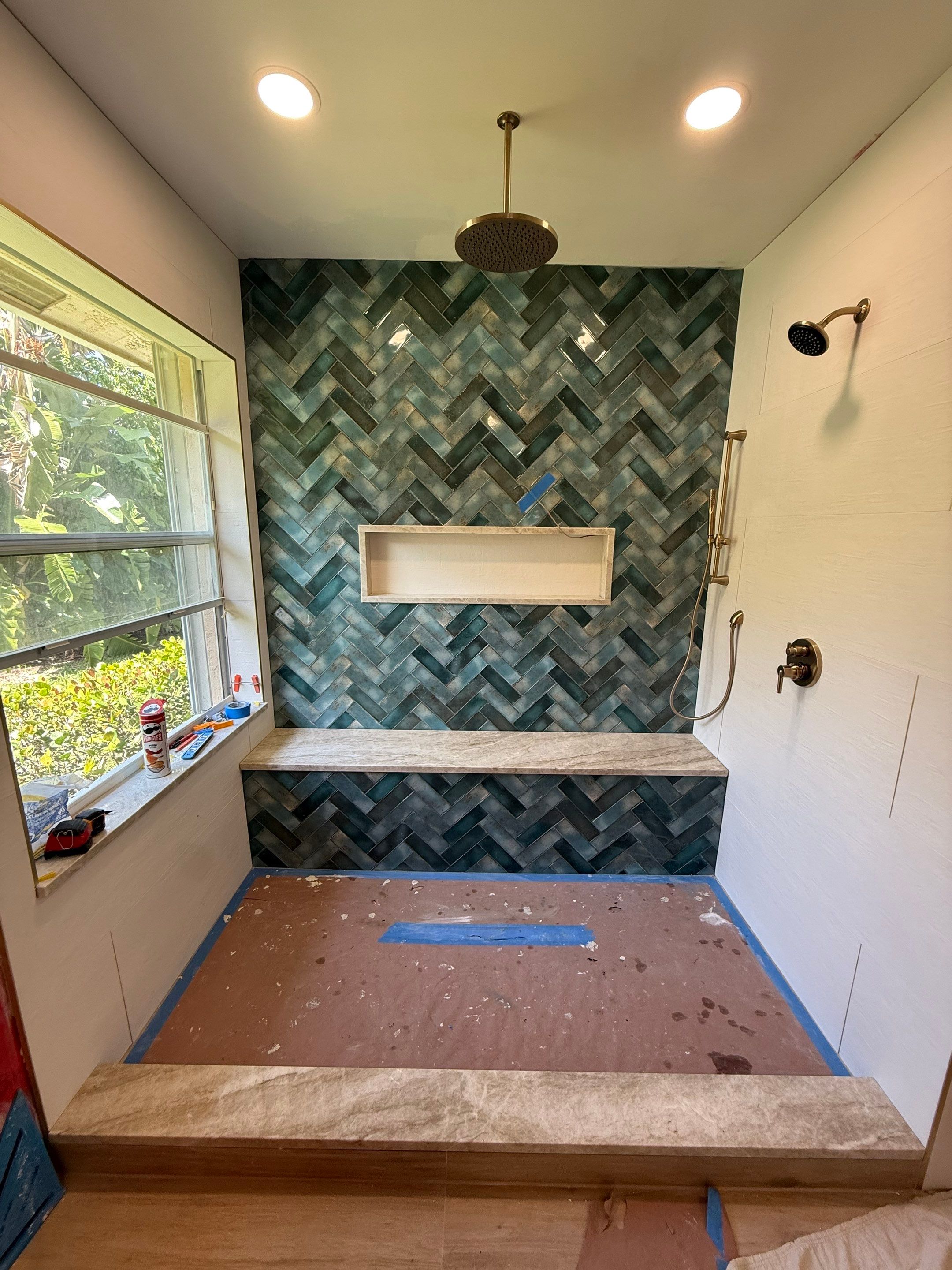 Master Bathroom, Main Floors & Powder Room - Delray Beach by Hevi Tile