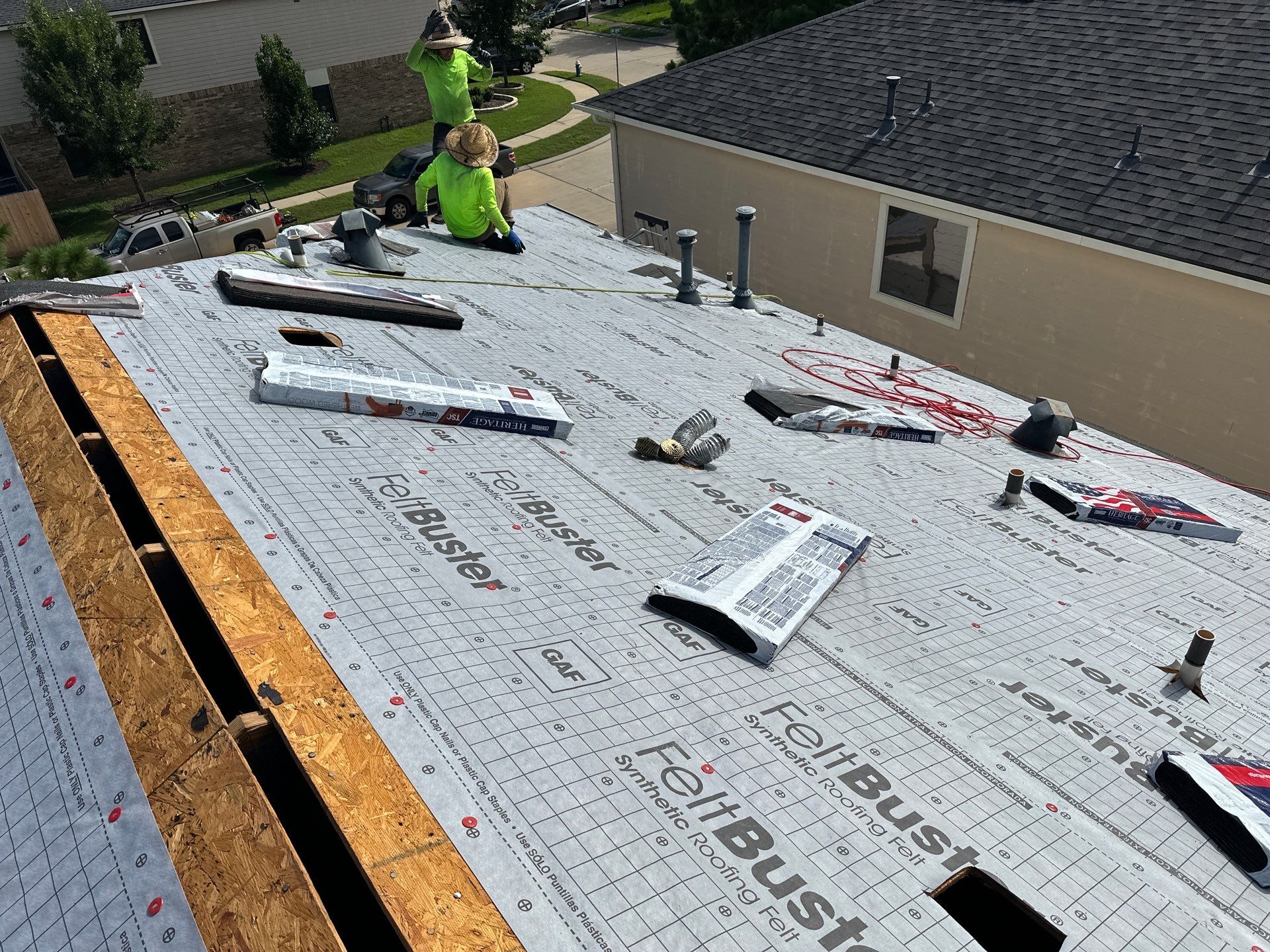 Project in Katy by Motion Roofing