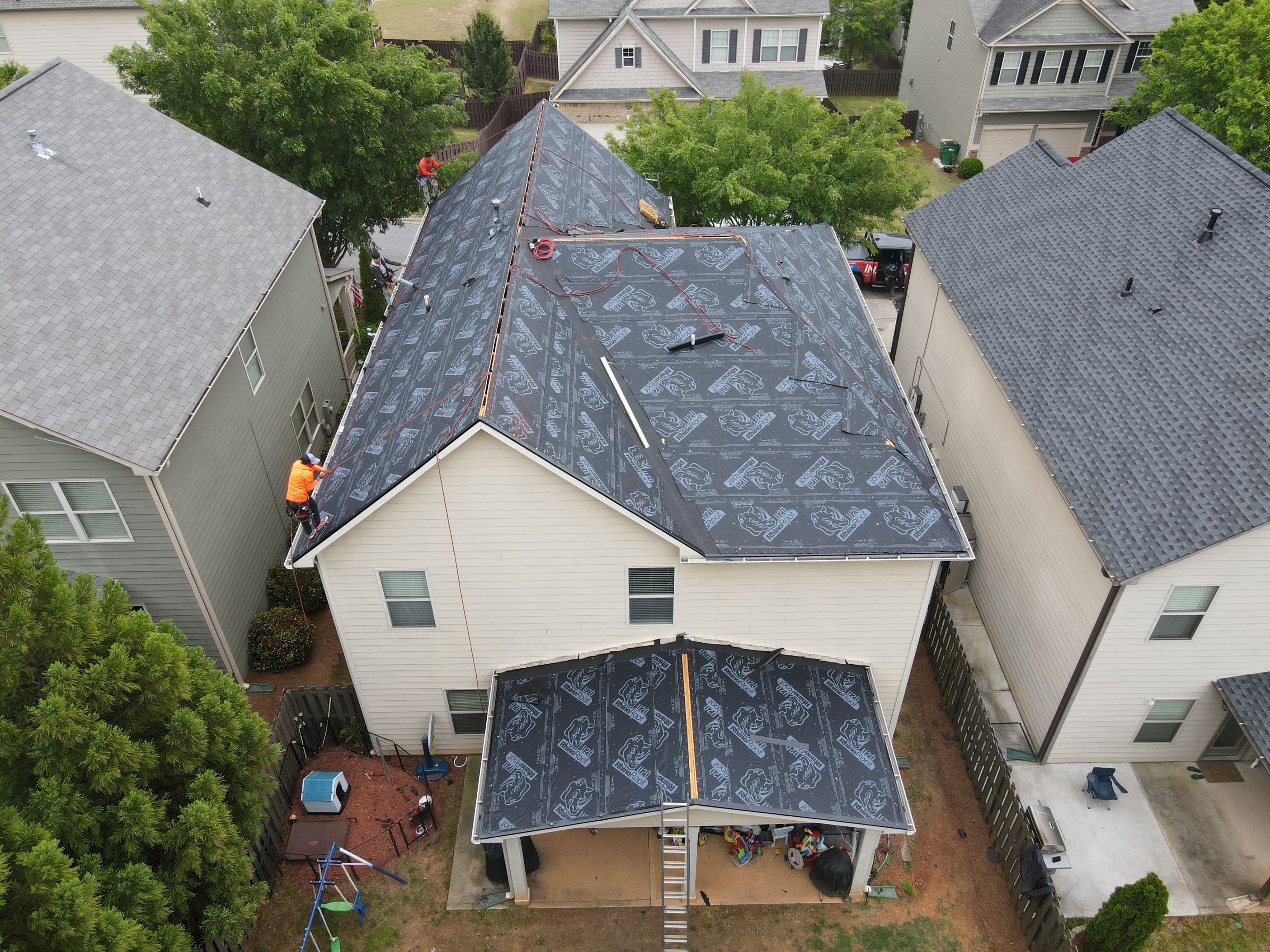 Residential Roofing Installation using Owens Corning by Inspector Roofing and Restoration