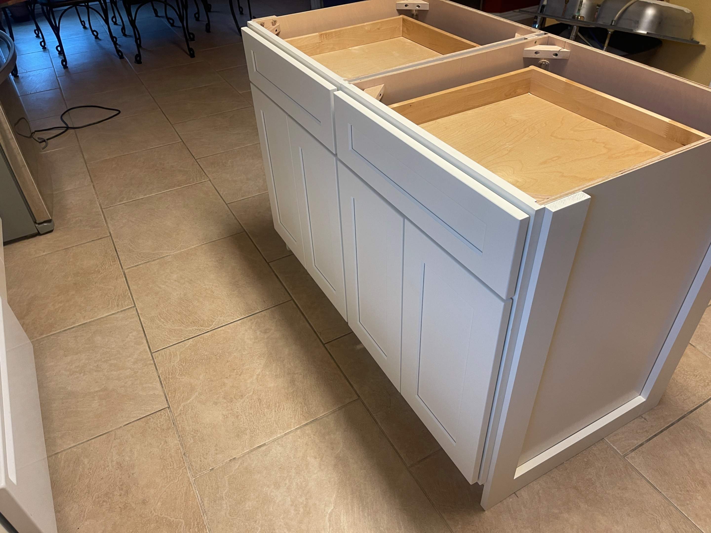 San Antonio Kitchen Remodel with White Shaker Cabinets and Granite by Mena stone surfaces