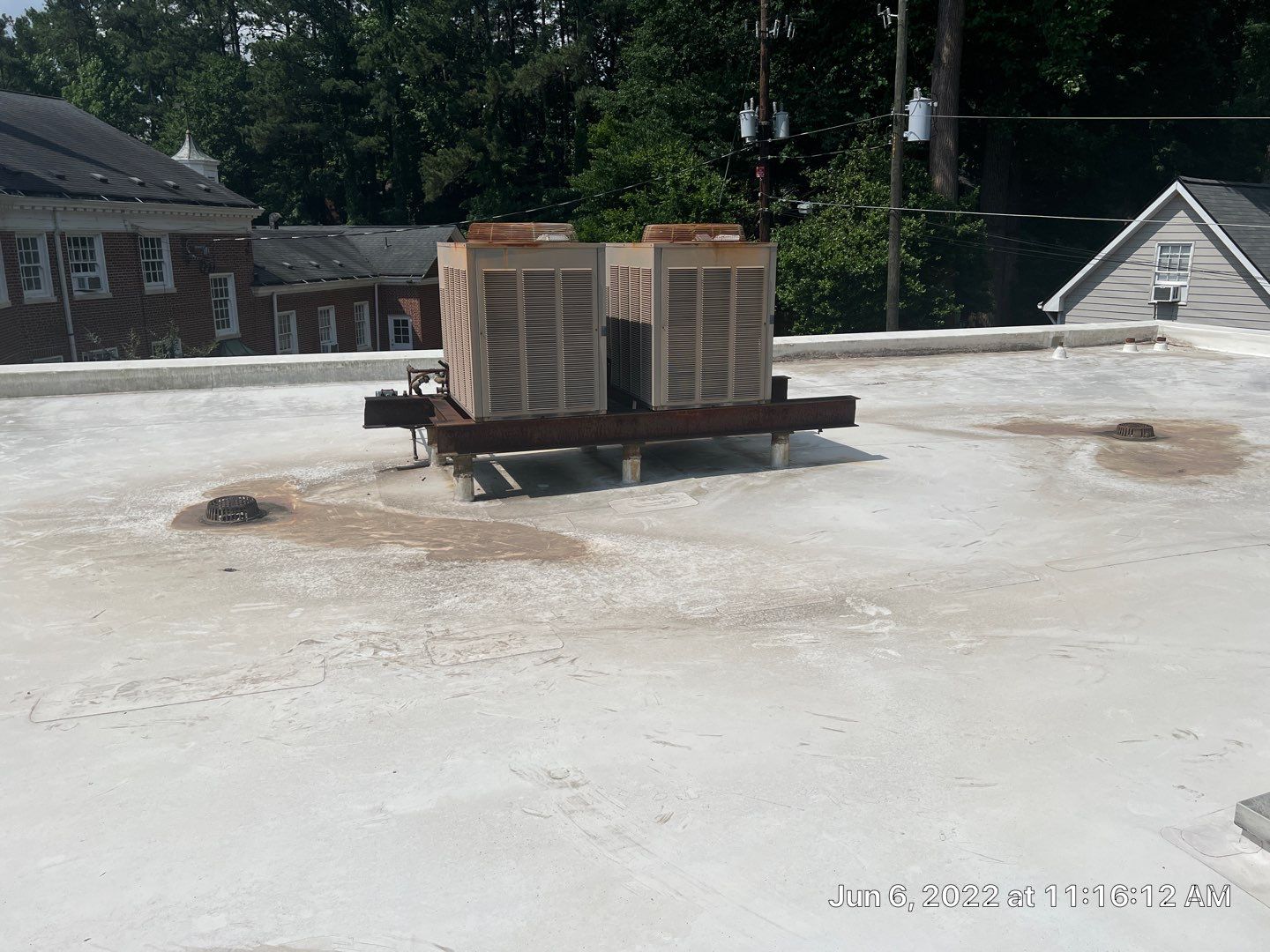 roof coating and partial TPO replacement by Nailed It Roofing & Remodeling LLC