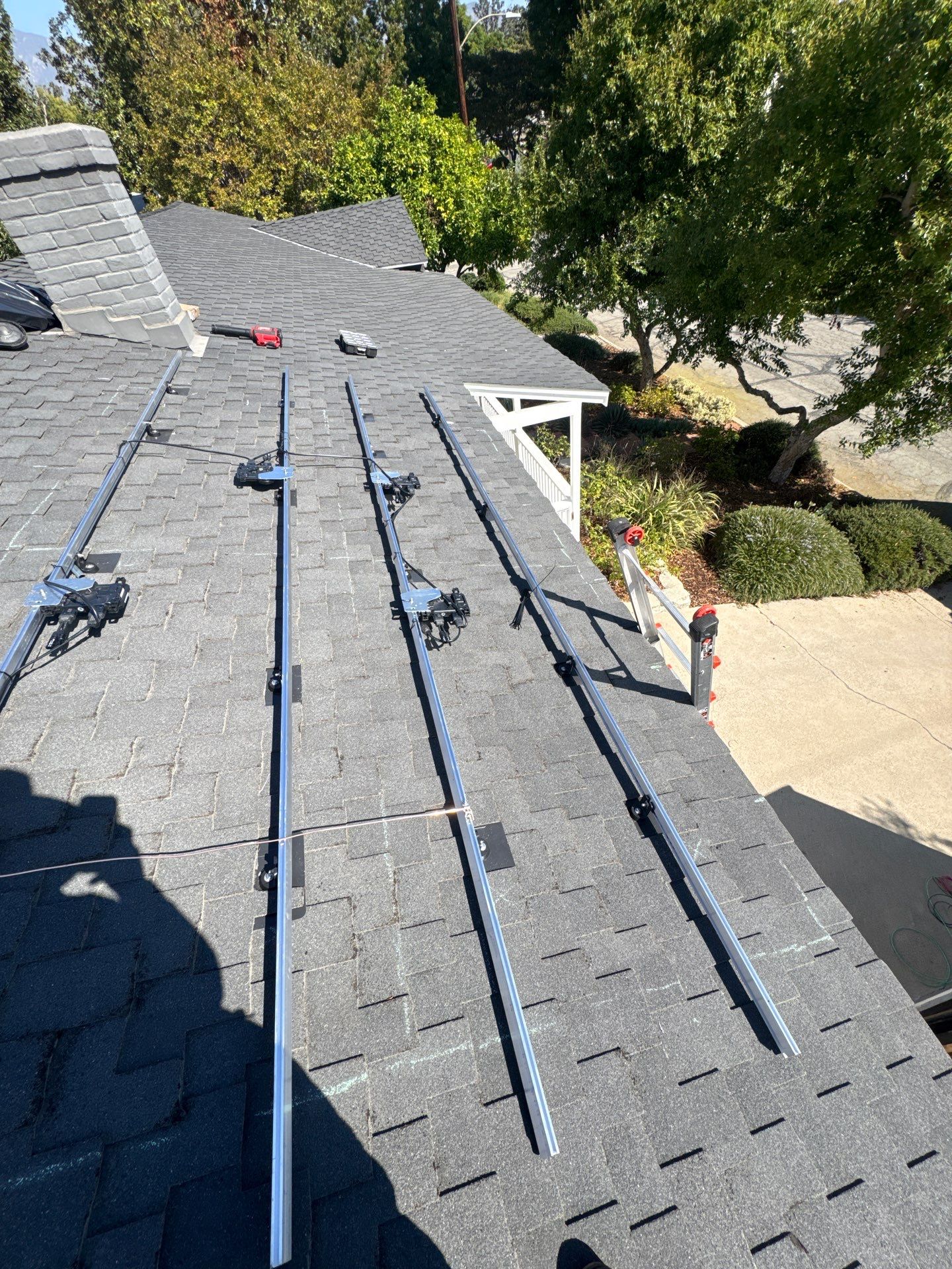 Glendale Residential Solar Installation with Enphase Microinverters on Shingle Roof by AWS Solar