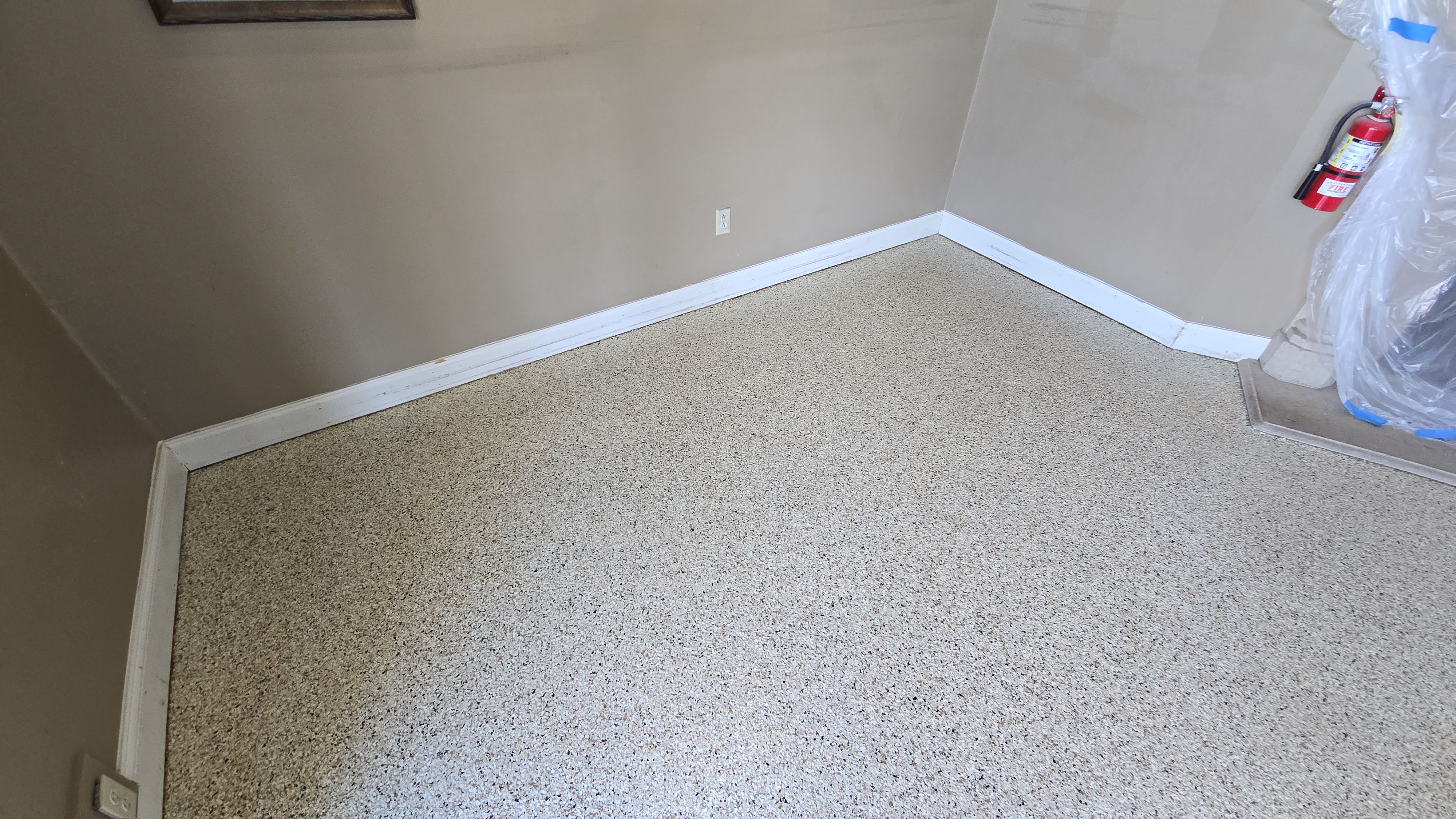 Fireplace Showroom Remodel using Shoreline! by Elite Floor Solutions