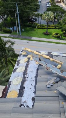 Tile Roof Repair using Concrete Roof Tile