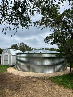 31K - Low Profile Silo Roof - Silver using AL2702LP