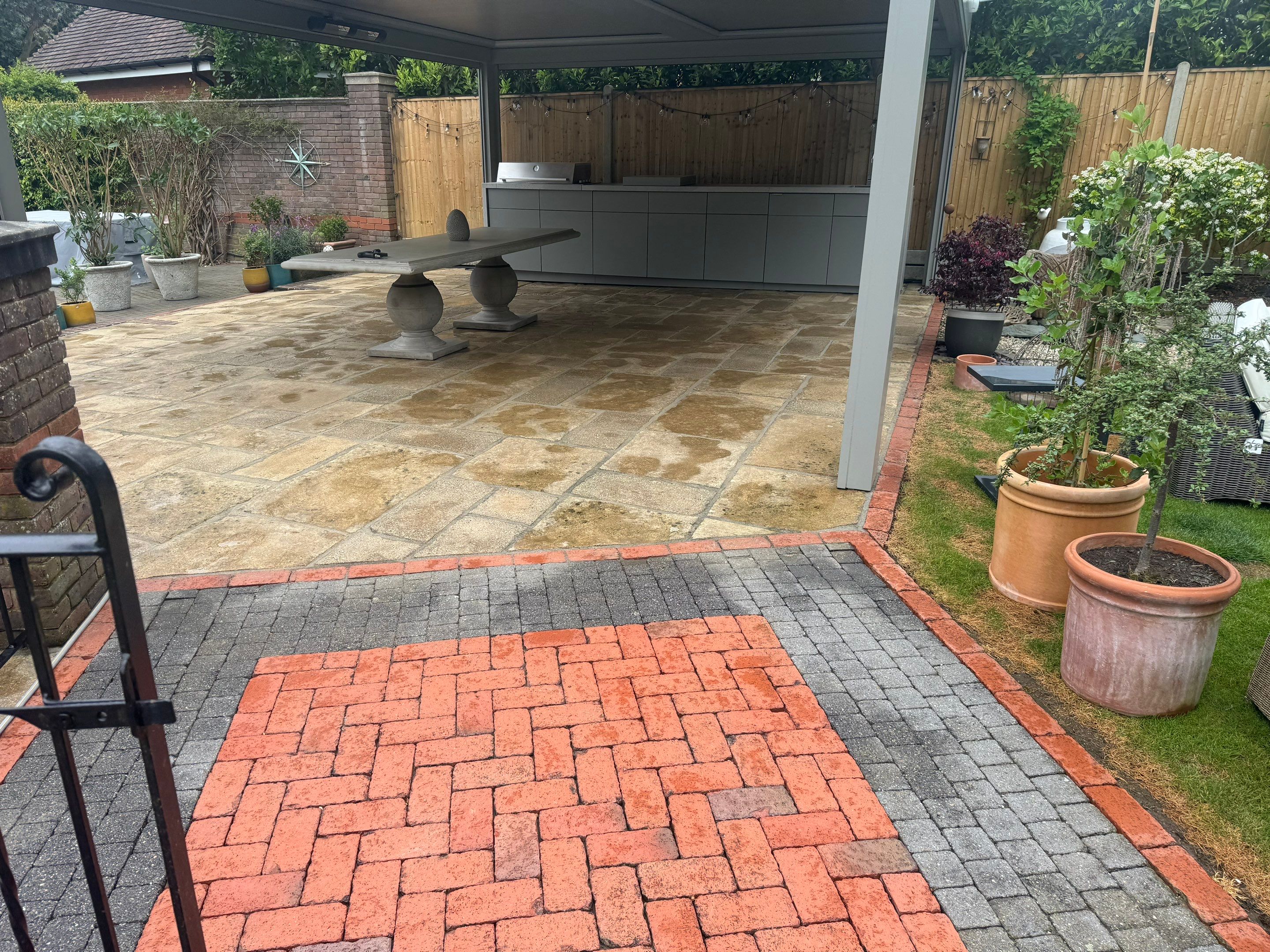 Roof Clean - Patio Clean using 18inch Whirlaway FSC by Ges Exterior Cleaning ltd