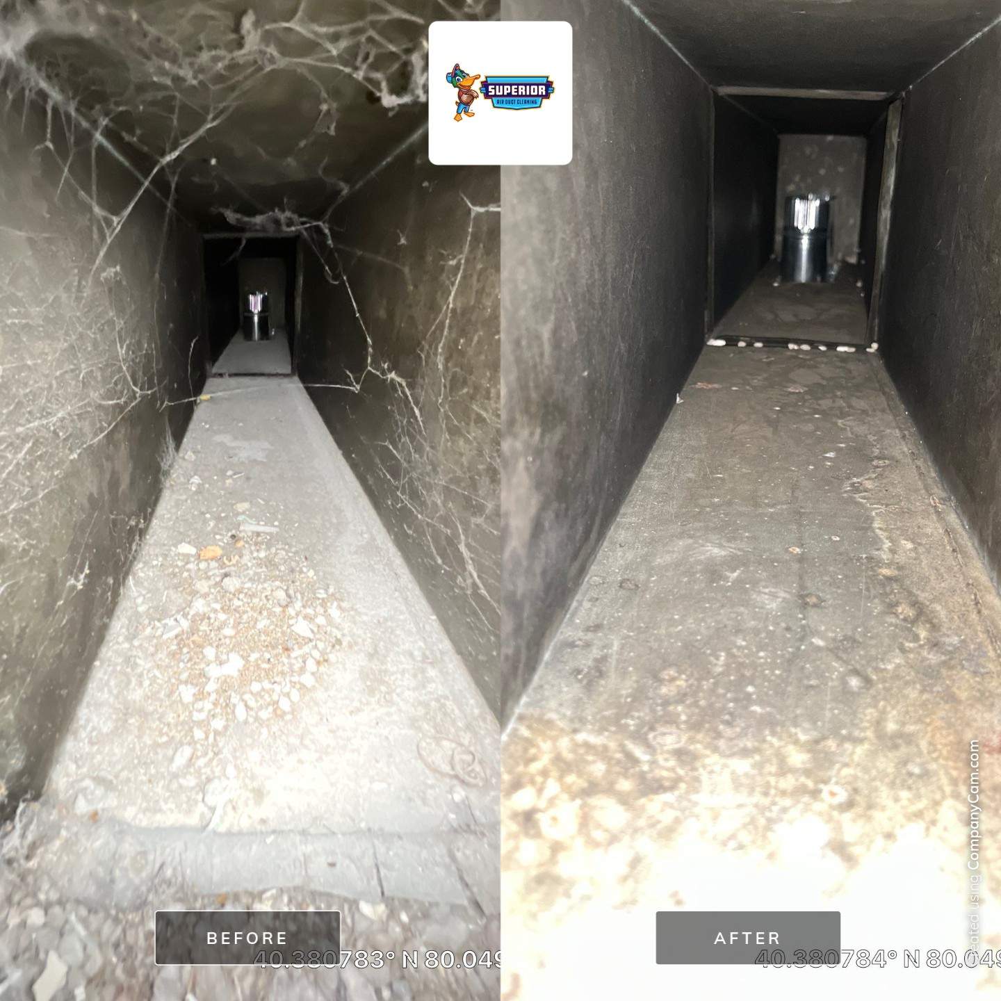 Air Duct Cleaning With a Vacuum Truck in Mt. Lebanon, PA by Superior Air Duct Cleaning