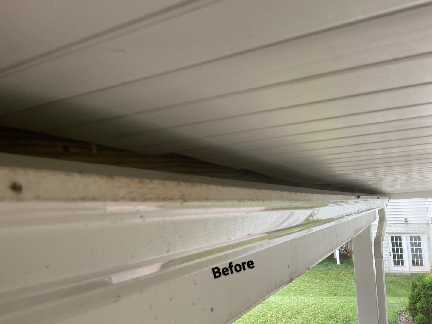 Deck Repair using Rain Drop Gutter covers by Alpha Design Services