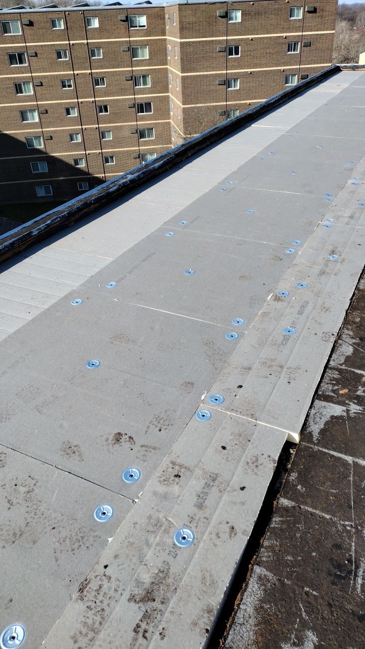 Commercial flat roof parma by Absolute Roofing and Construction
