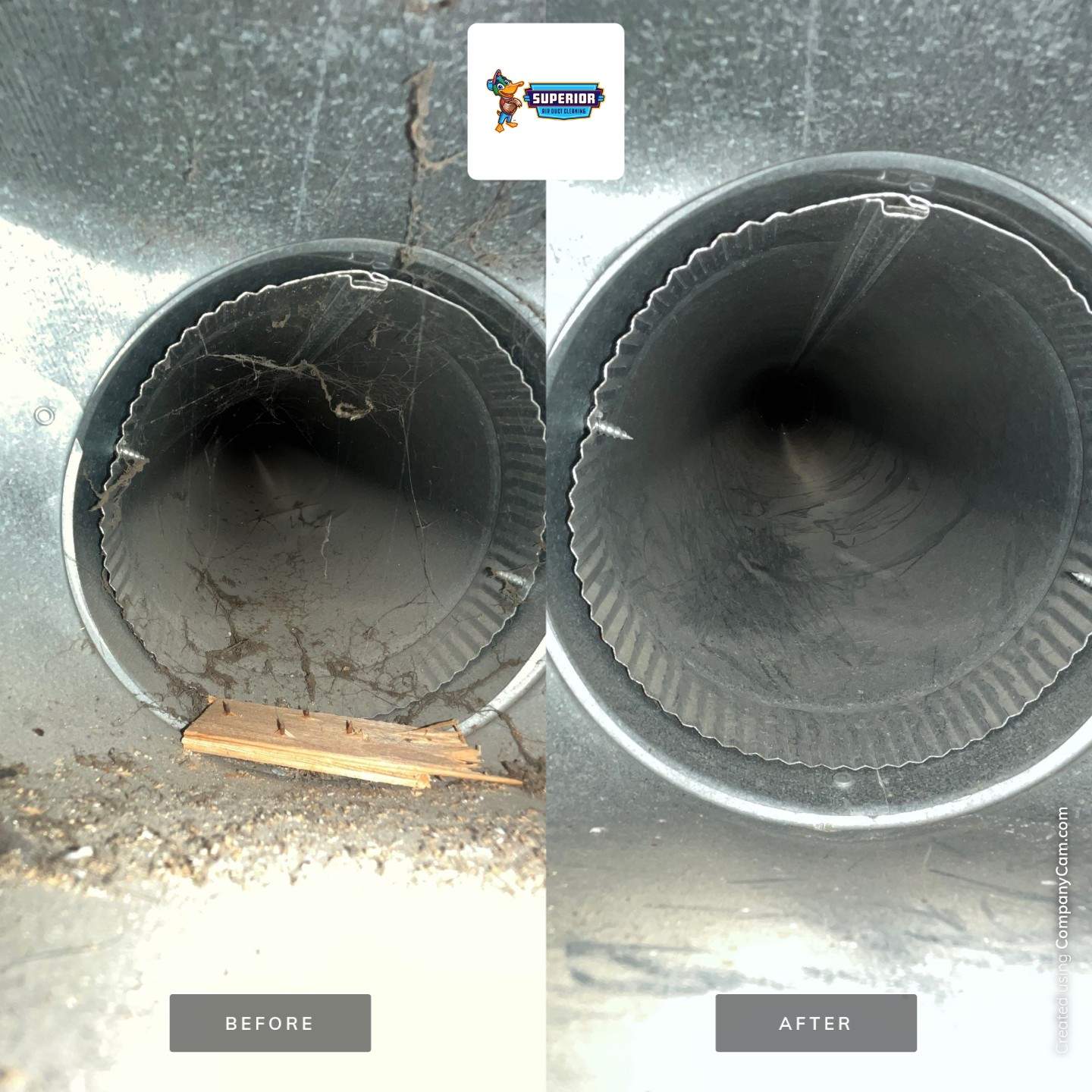 Air Duct Cleaning With a Vacuum Truck in Grove City, PA by Superior Air Duct Cleaning