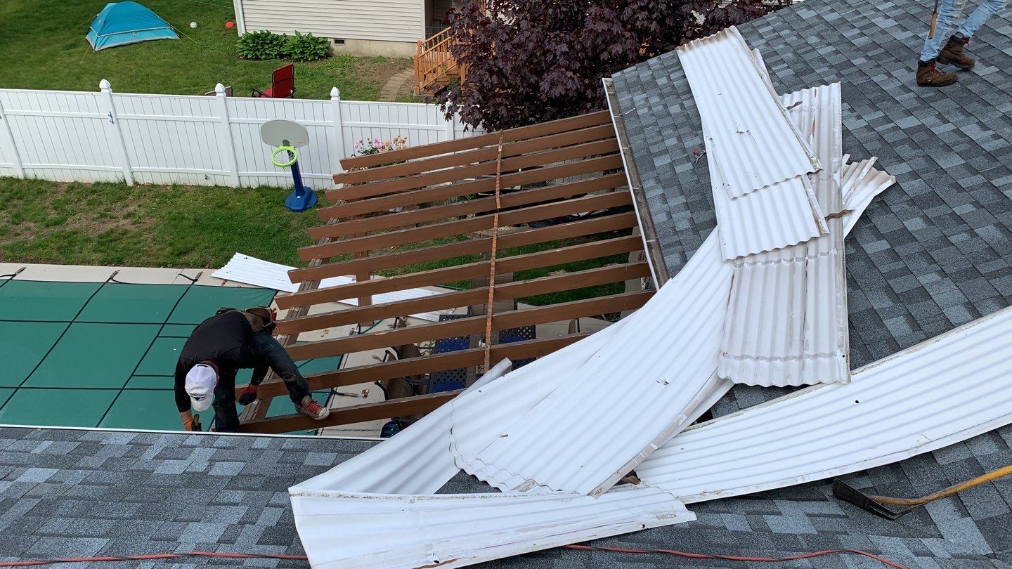 Residential Roofing Installation using Owens Corning Duration Slatestone Gray by A Plus Exterior