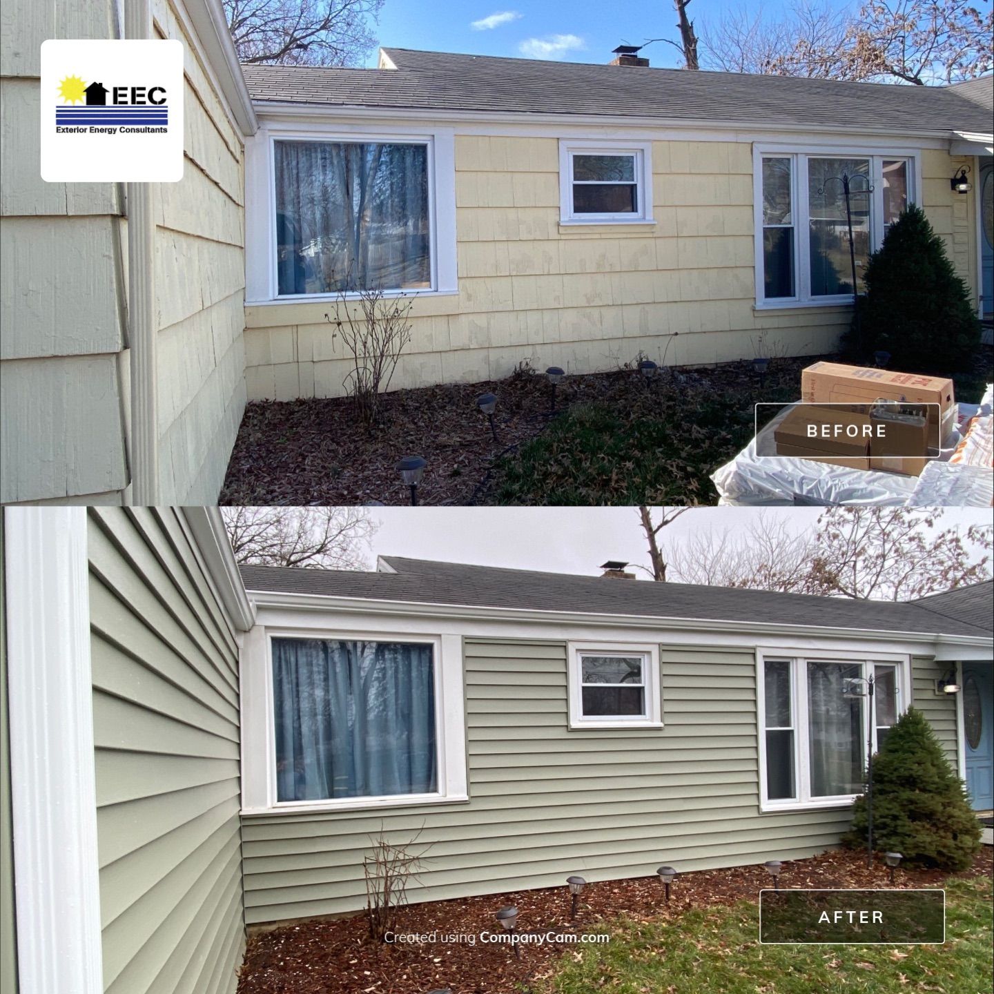 Out with old in with the new! by EEC  Windows, Siding & Roofing 