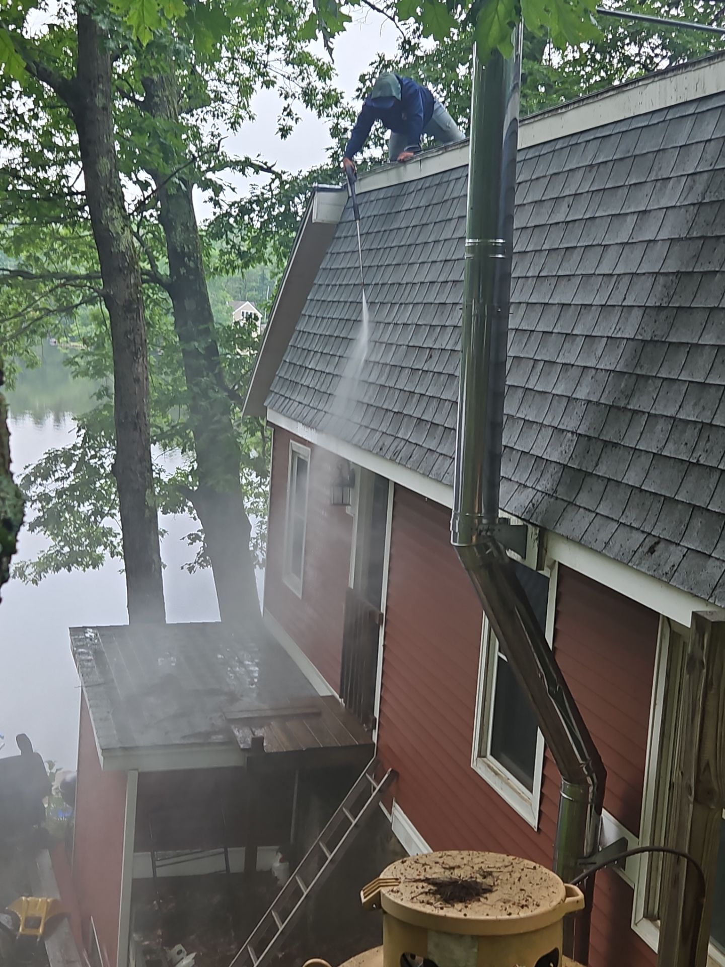 Leak Repair & Roof Wash – Groton, MA by Mighty Dog Roofing of Greater Middlesex County