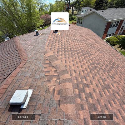 Roofing with GAF and gutters by Optimal Home Improvement 