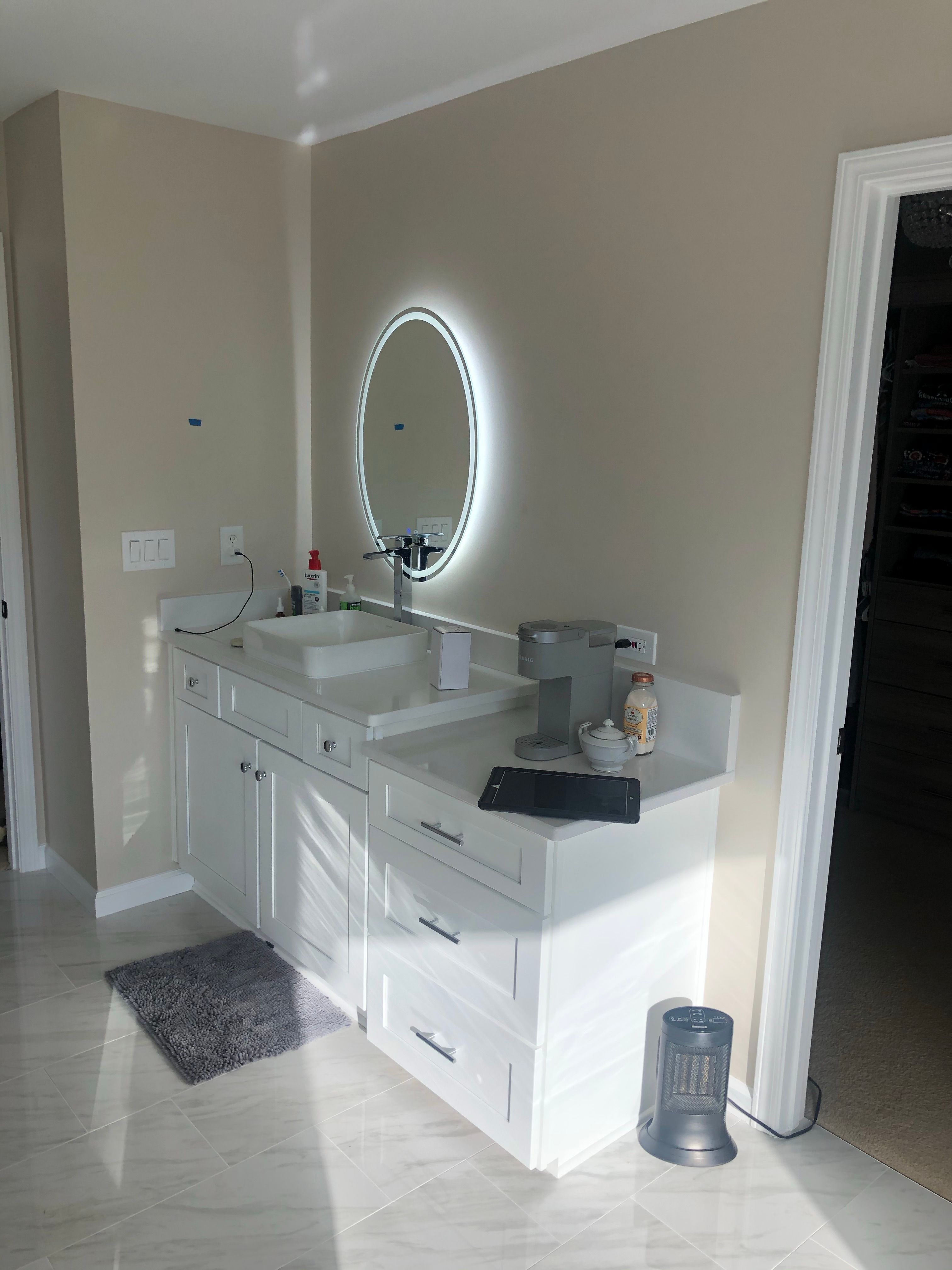 Modern Bathroom Remodel With Freestanding Tub In Marietta by Swift Home Renovations