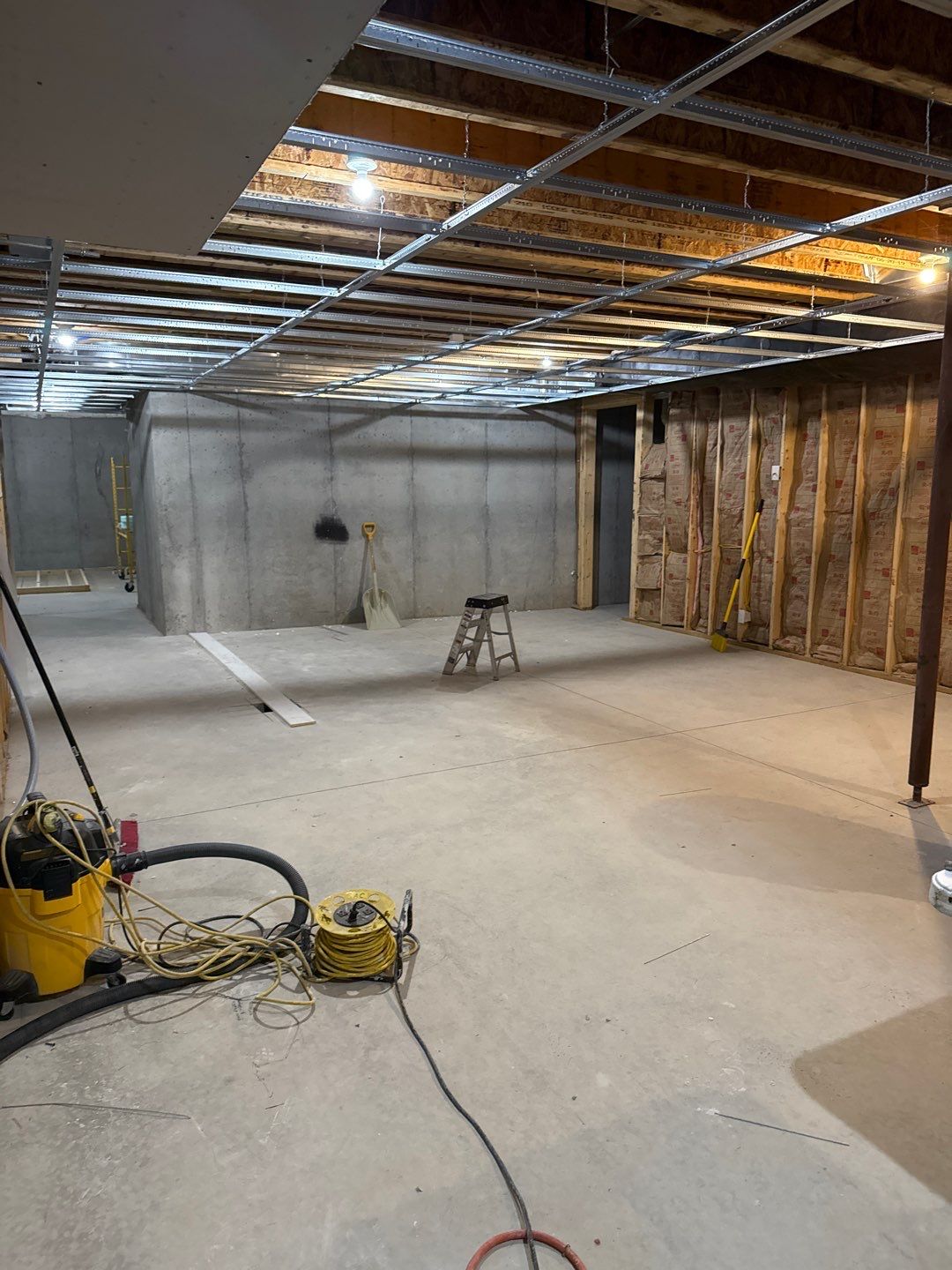 Basement Finishing Project with Home Gym and Sauna in Prospect by Authentic Carpentry