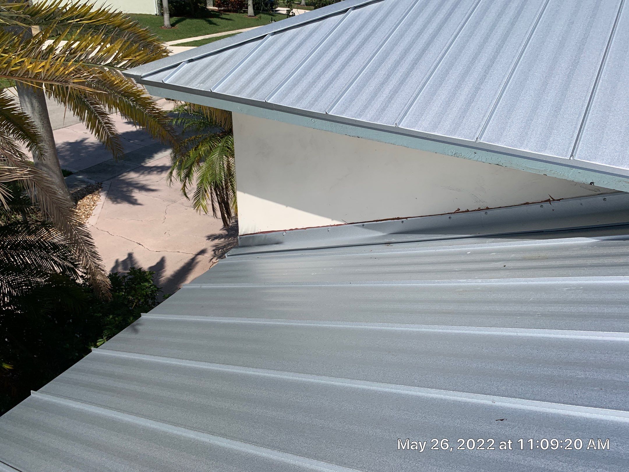 Residential Roofing Installation using 1" Nail strip metal roof by BLUES BROTHERS ROOFING
