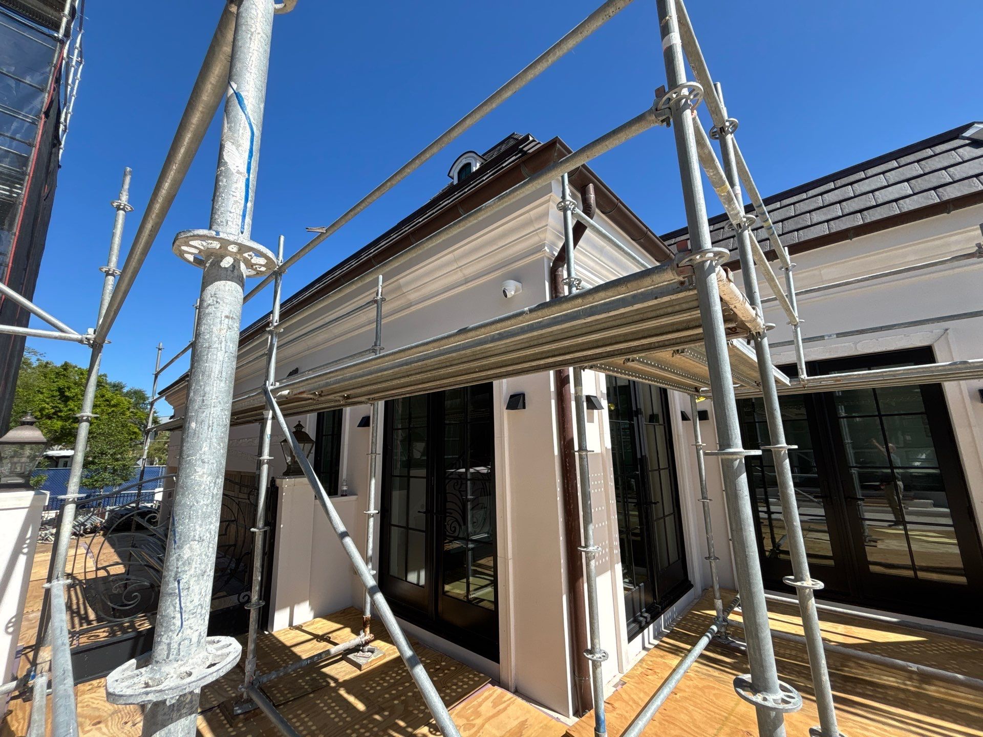 Gutter Installation using Half Round Seamless Gutters in Tampa FL by Gutter Professors