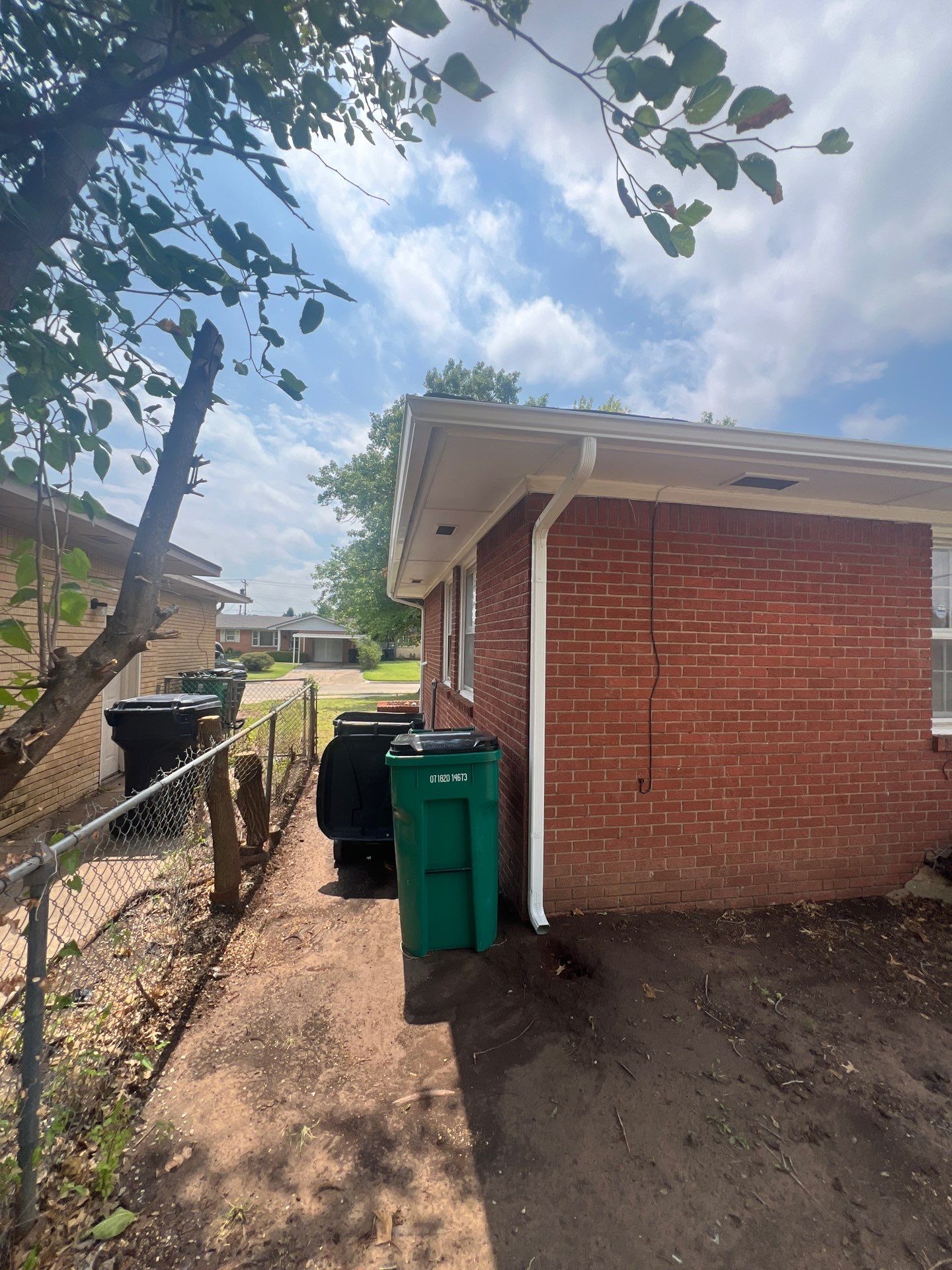 Roof Replacement and Gutter Installation in Oklahoma City, OK by McCann's Roofing and Construction
