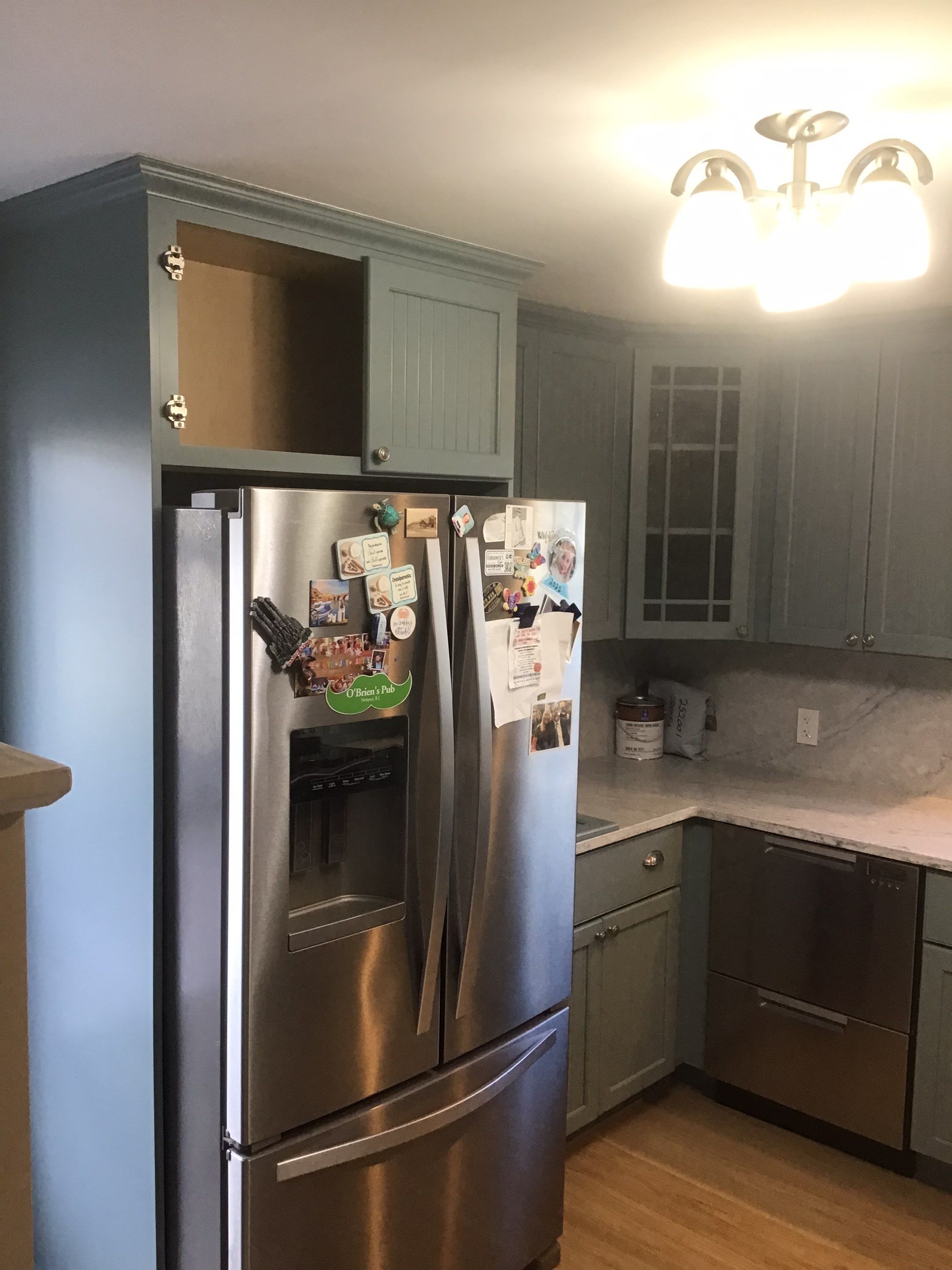 Kitchen Cabinet Painting  by Dennis Moffitt Painting