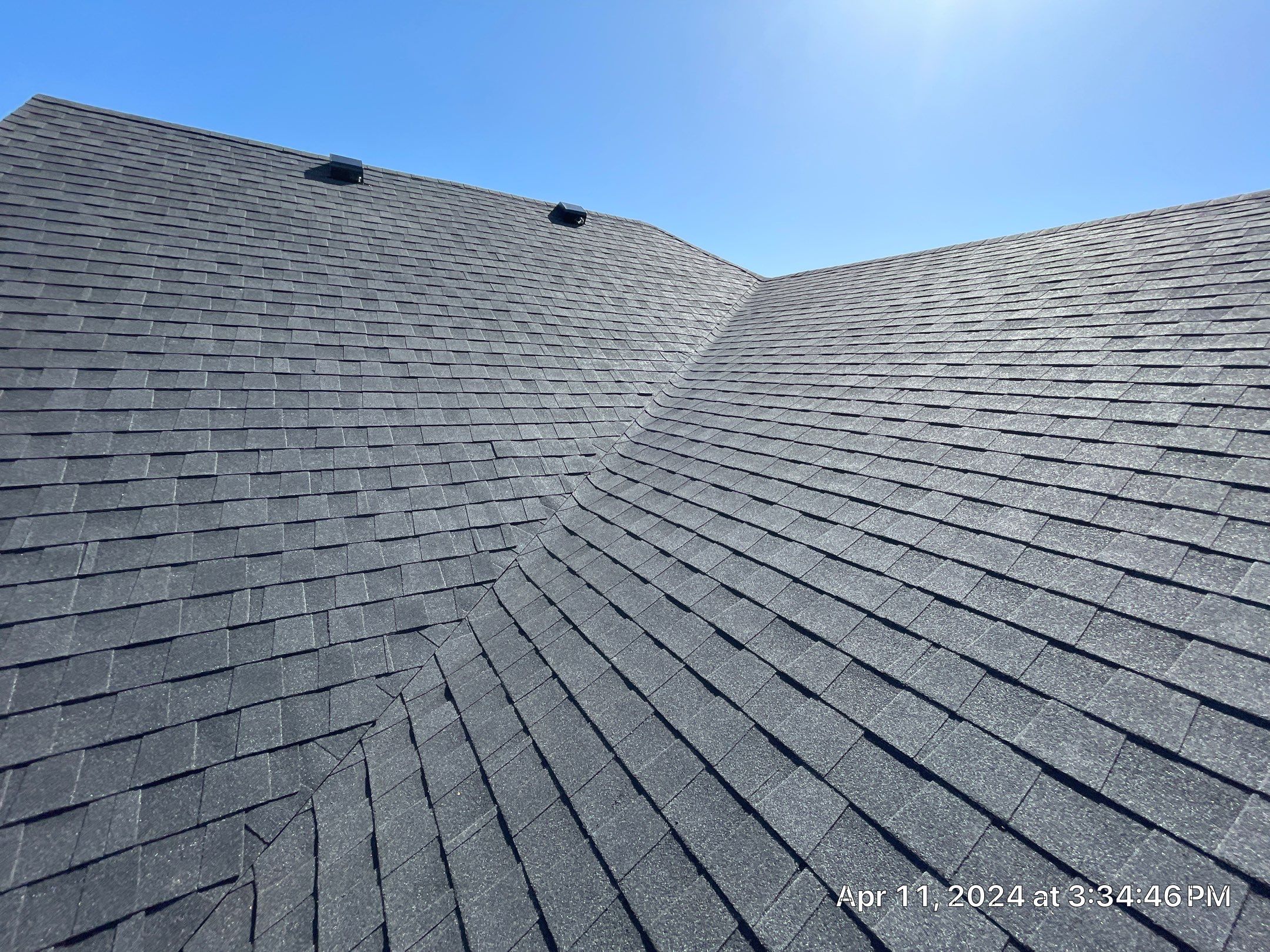 Residential Roofing Installation using Atlas Pinnacle Impact Black Shadow by Blue Peaks Roofing LLC 