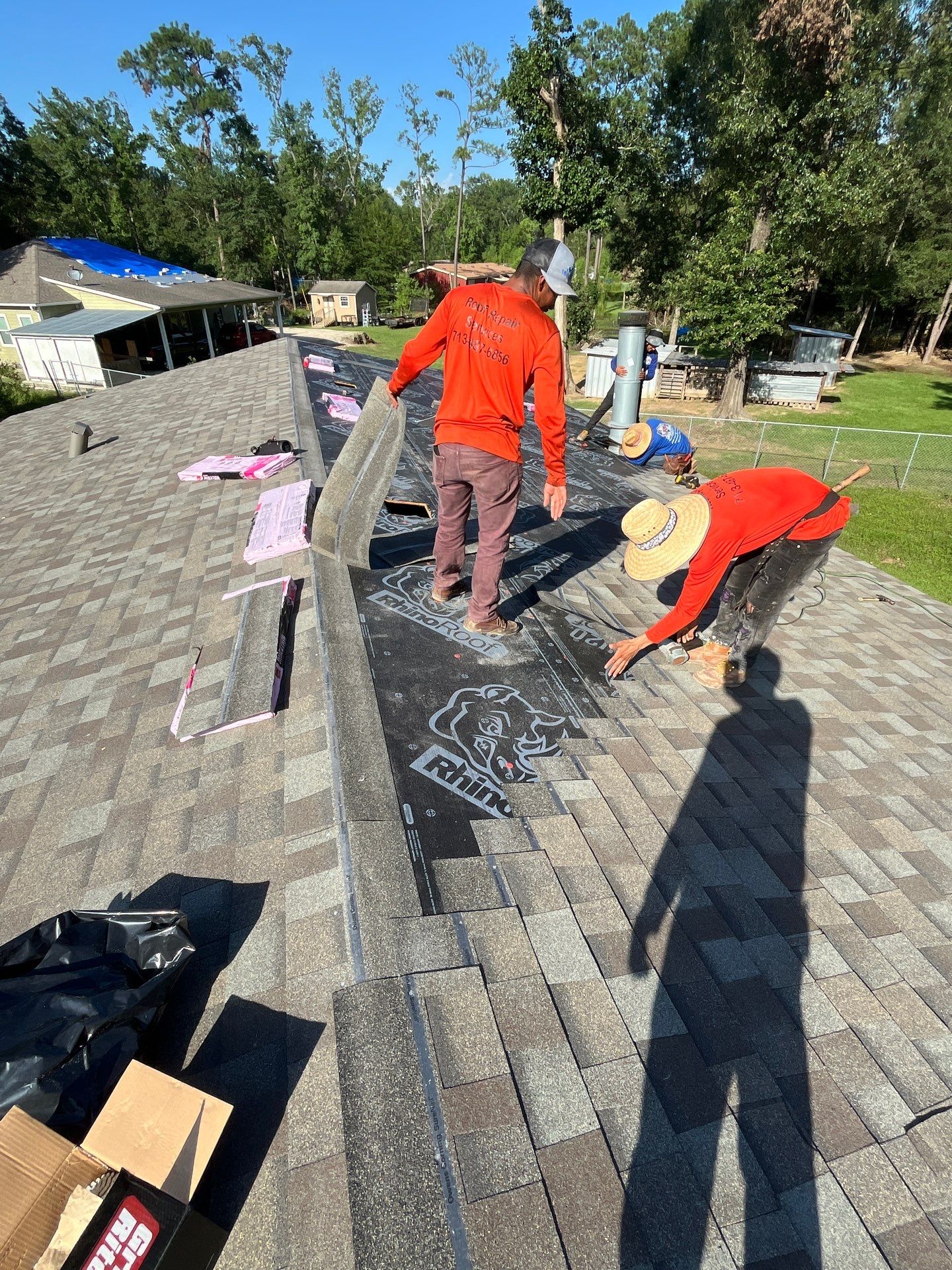 Residential Roofing Installation using Owen's Corning Duration (Lifetime) Shingles by Roof Repair Company