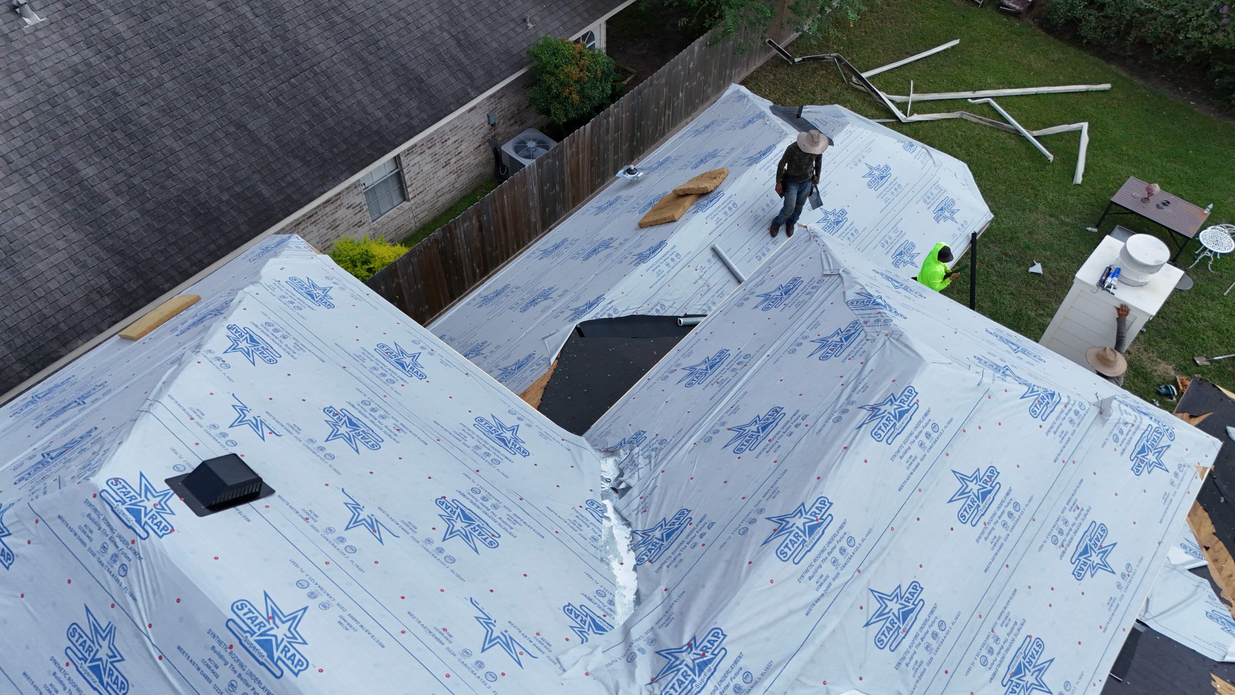All-Hands Roof Replacement — Houston, TX by PL Roofing & SB Roofing, LLC.