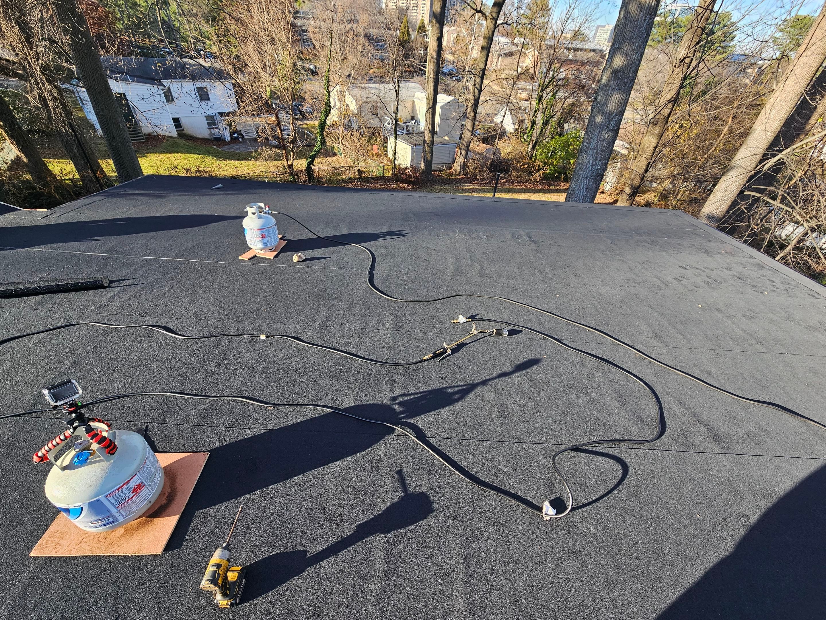 Partial Falt Roof Replace by Real1Construction