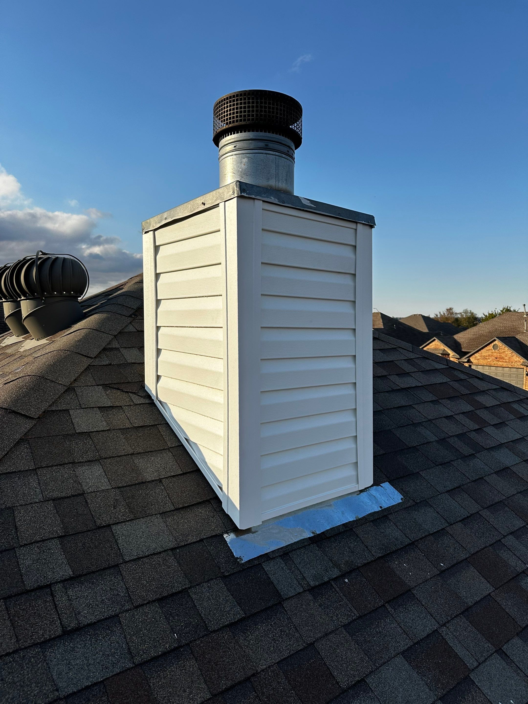 chimney repair in Yukon by McCann's Roofing and Construction
