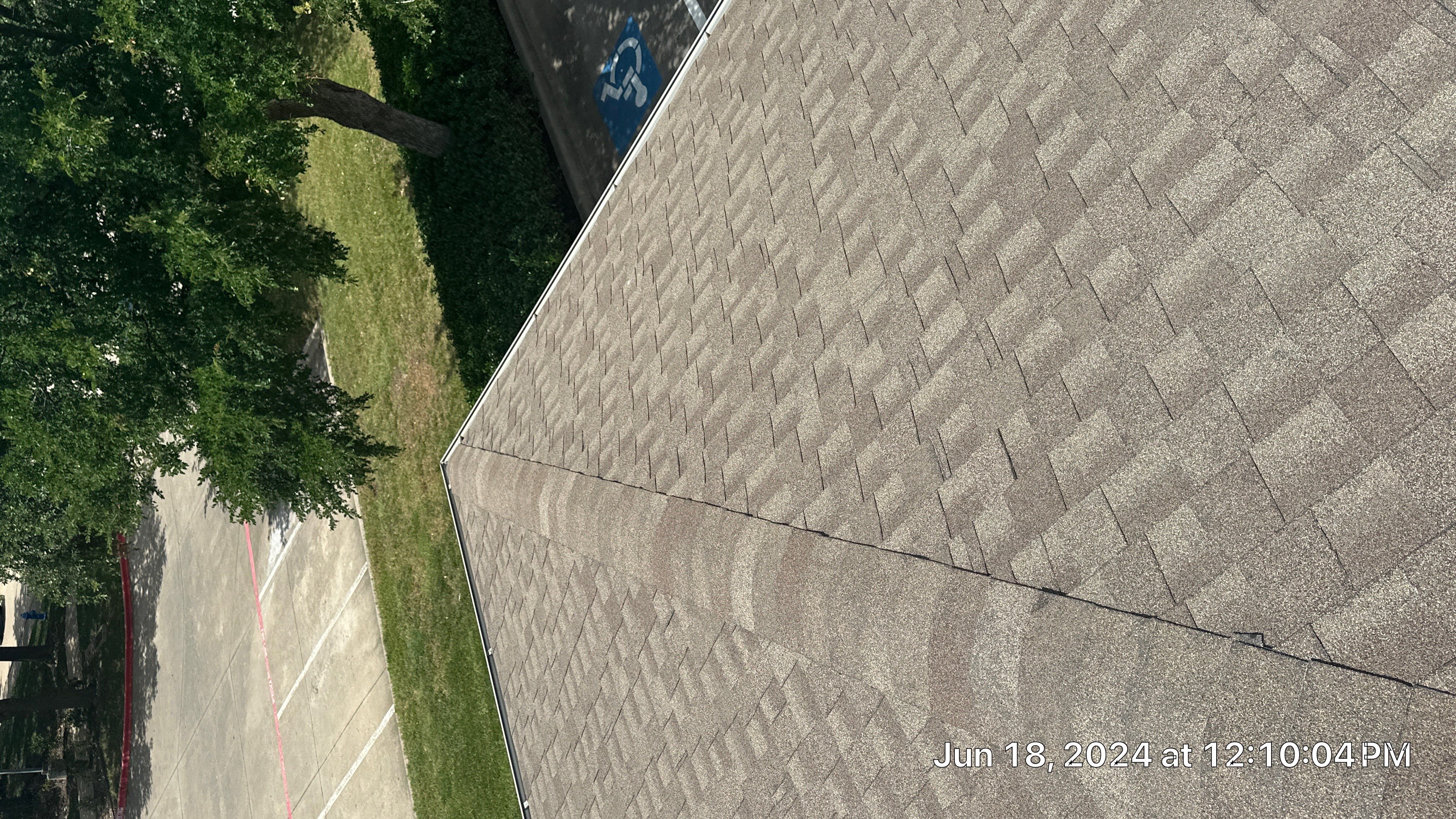 Roof Damage  by Zeus Exteriors