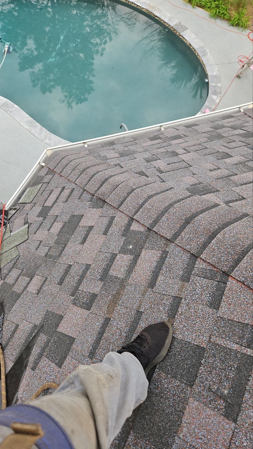 Residential Roofing Installation using Owens Corning Duration Midnight Plum by Indigo State Roofing