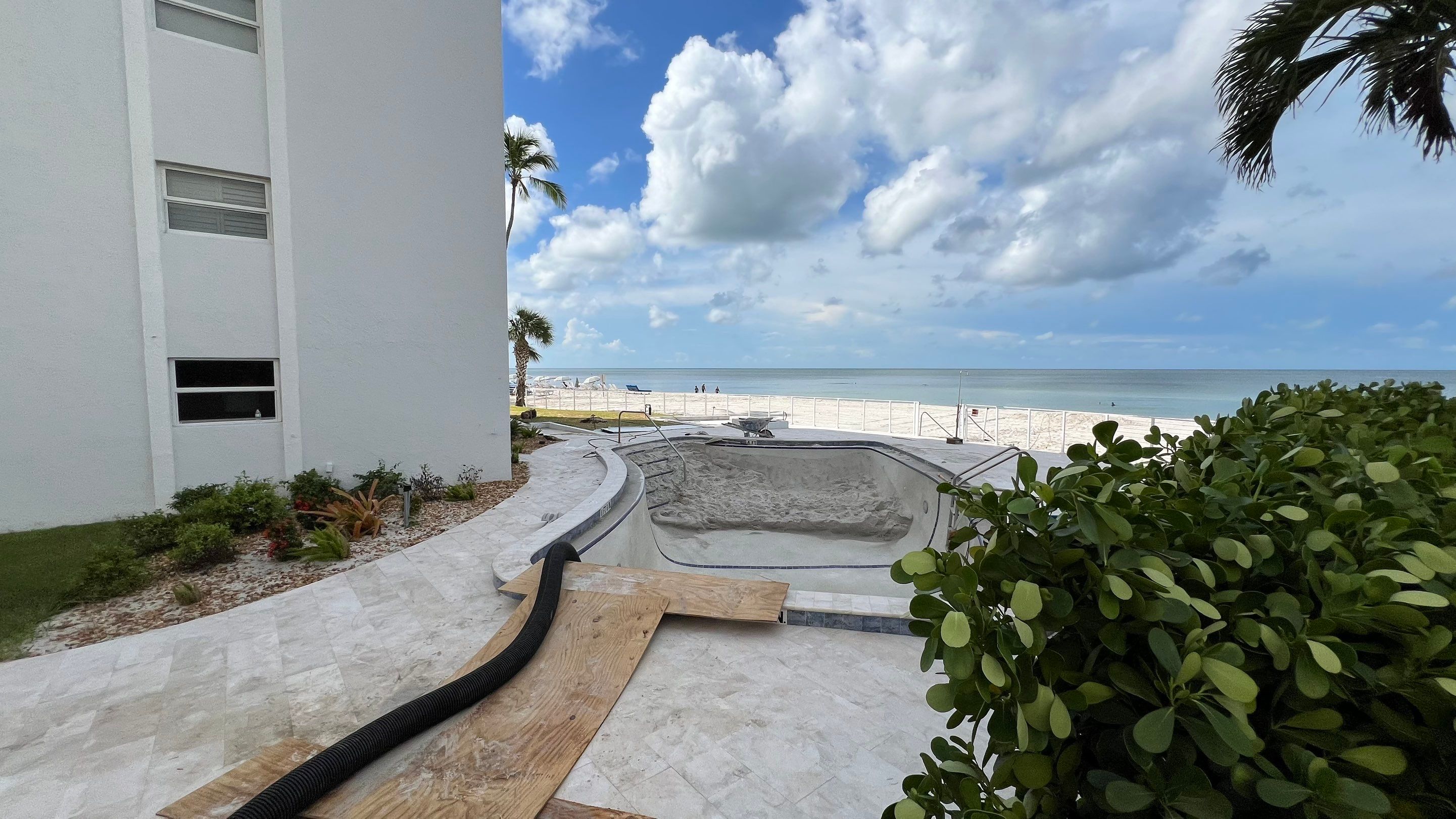 Naples Condo Pool Cleanout by APS Power & Water